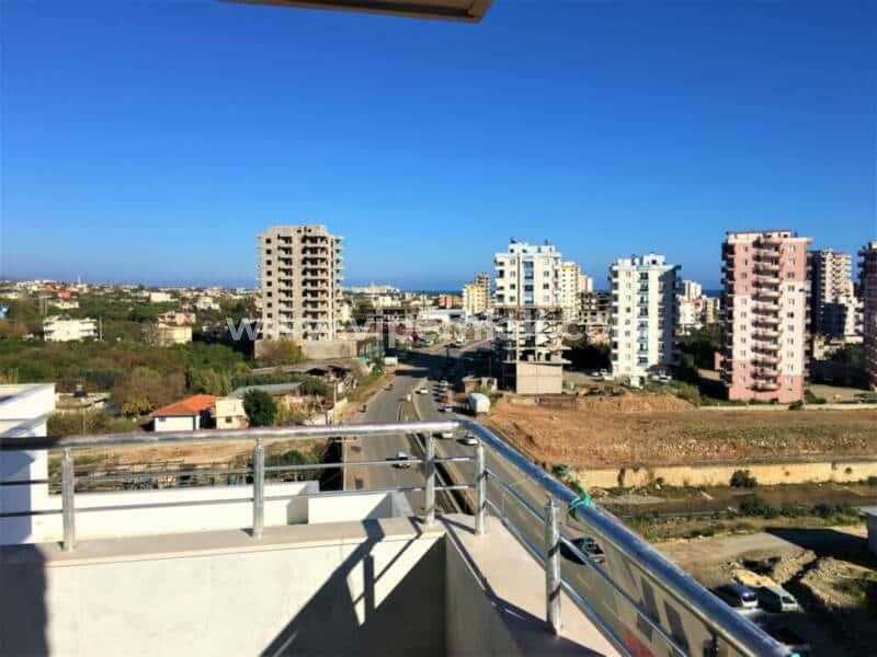 erdemli çevre yolu önden inşaatta satılık daire