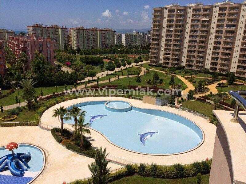 KARGIPINARI QUEENABA SİTESİNDE EŞYALI KİRALIK YAZLIK DAİRE