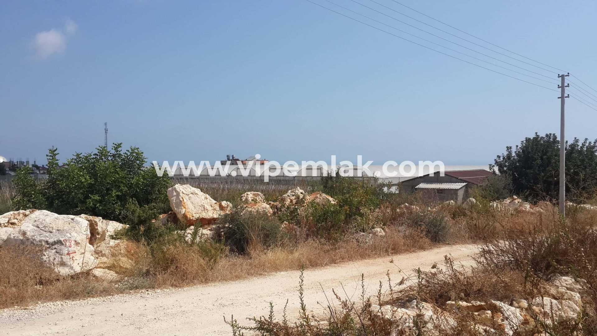 ERDEMLİ SİTE OLMAYA MUSAİT DENİZ MANZARALI SATILIKVİLLALIK ARSA