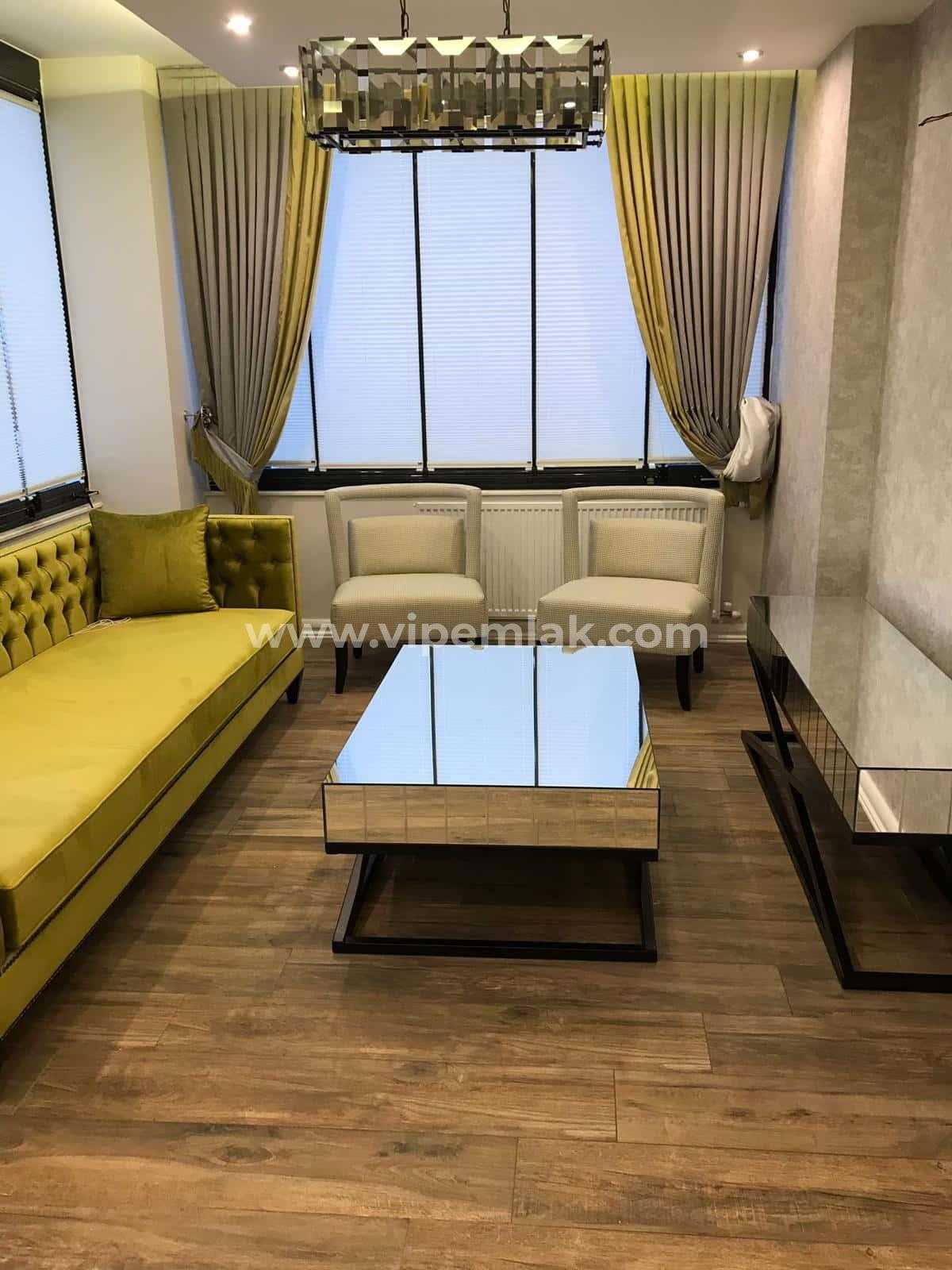 Tece de oturuma hazır havuzlu site içerisinde satılık yazlık daire 4+1