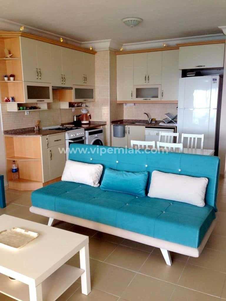 TÖMÜK MANOLYA 1 SİTESİNDE EŞYALI BAKIMLI SATILIK 2+1 YAZLIK DAİRE