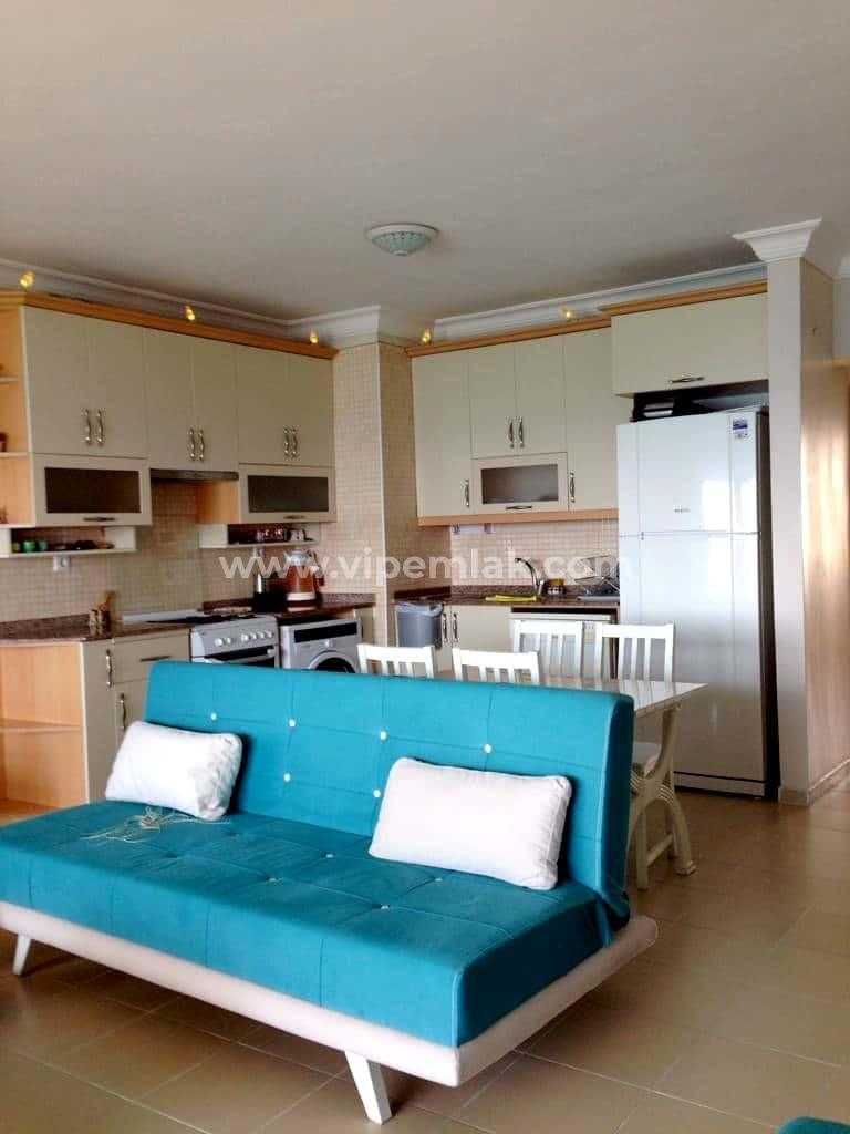 TÖMÜK MANOLYA 1 SİTESİNDE EŞYALI BAKIMLI SATILIK 2+1 YAZLIK DAİRE