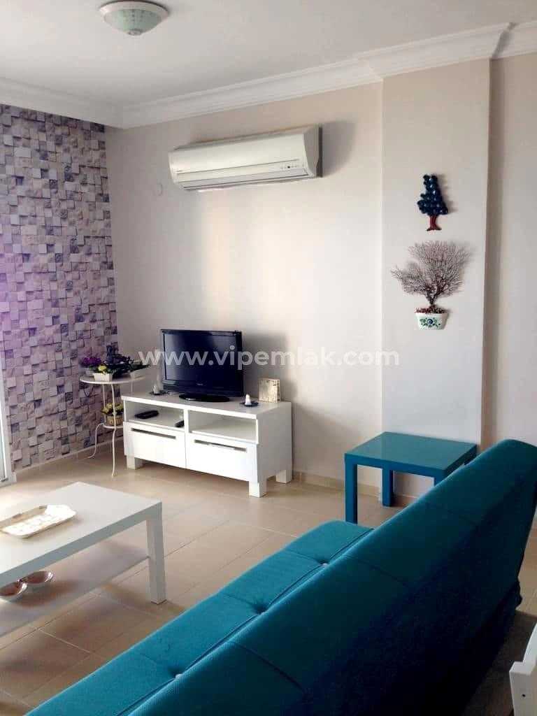 TÖMÜK MANOLYA 1 SİTESİNDE EŞYALI BAKIMLI SATILIK 2+1 YAZLIK DAİRE