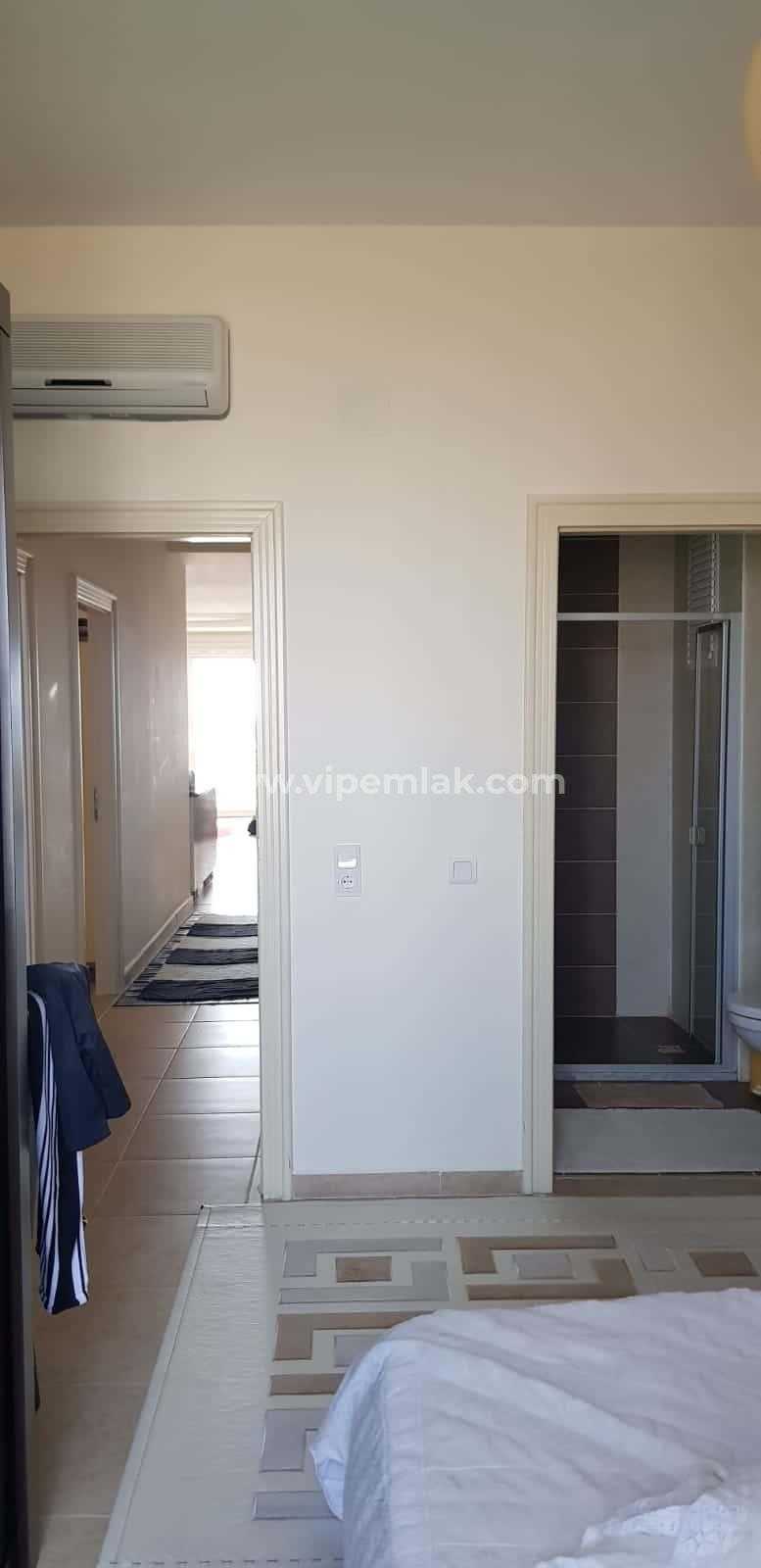 QUEENABA SİTESİNDE DENİZ MANZARALI EŞYALI SATILIK 3+1 YAZLIK DAİRE