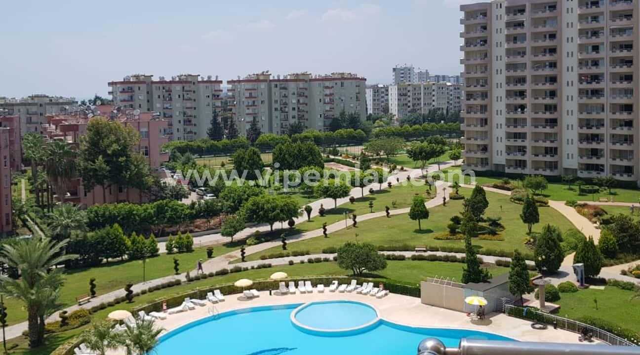 QUEENABA SİTESİNDE DENİZ MANZARALI EŞYALI SATILIK 3+1 YAZLIK DAİRE