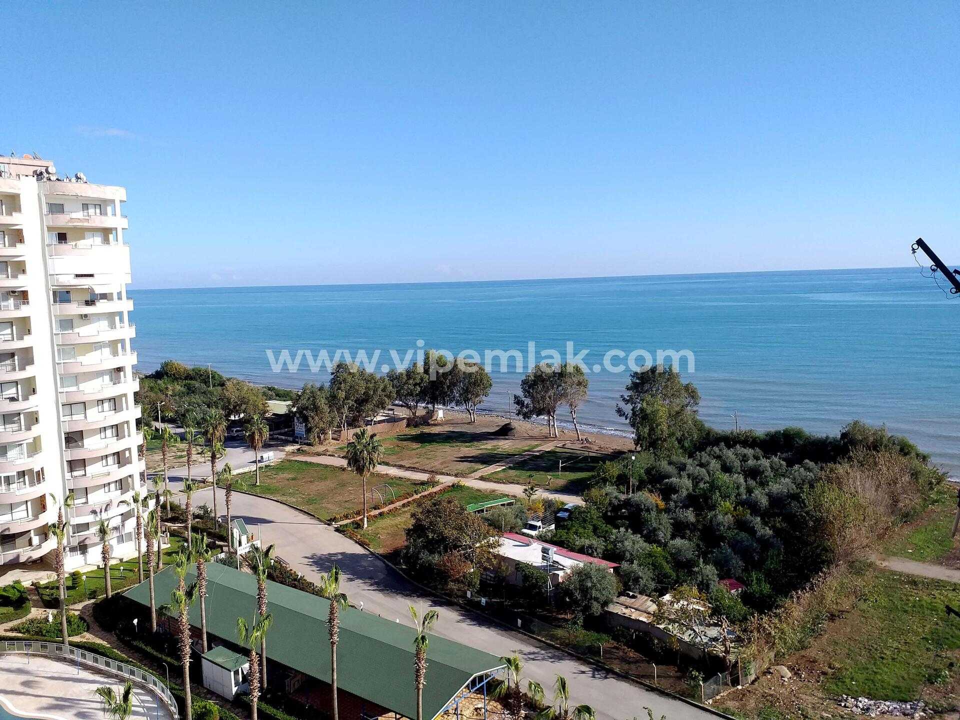 TÖMÜK TROPİK SİTESİ YÜKSEK KAT DENİZ MANZARALI SATILIK 2+1 DAİRE