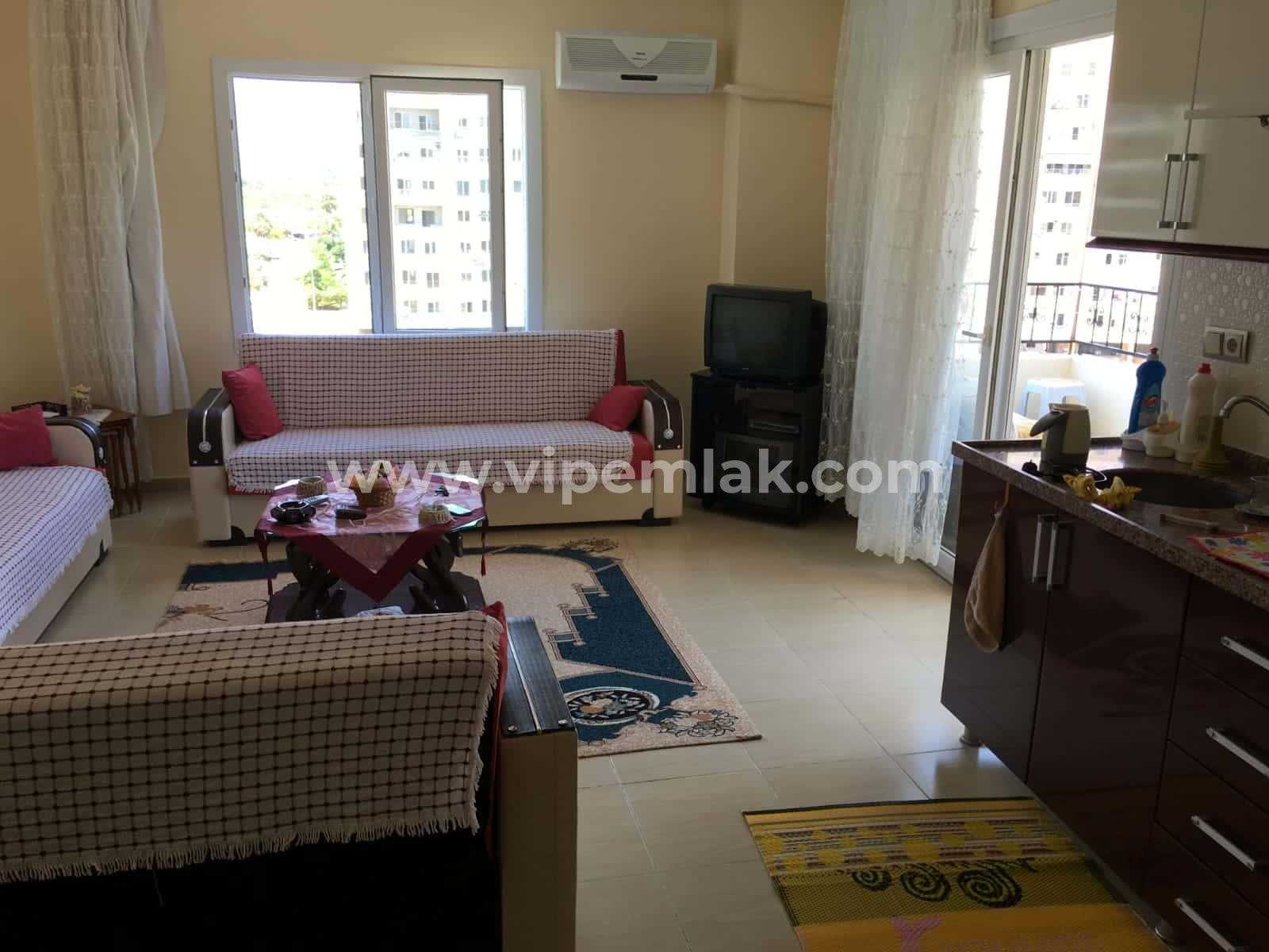 TÖMÜKTE GÖBEKLİTEPE SİTESİNDE EŞYALI 1+1 SATILIK YAZLIK DAİRE EV