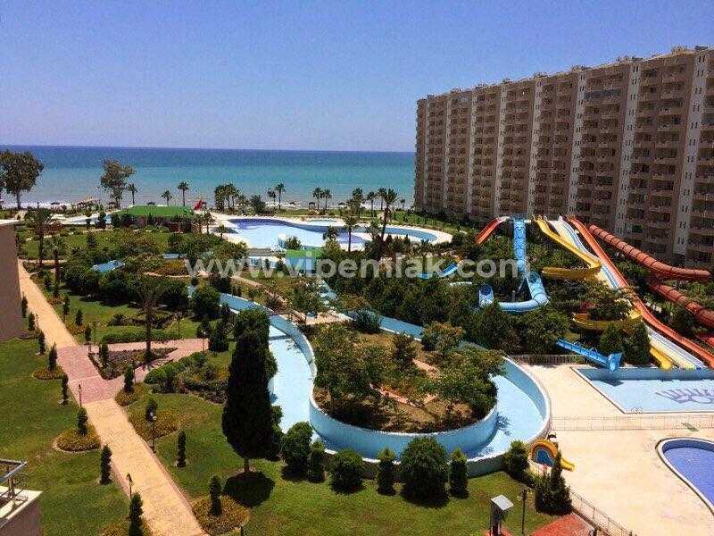 KARGIPINARI QUEENABA SİTESİNDE DENİZ MANZARALI EŞYALI KİRALIK DAİRE