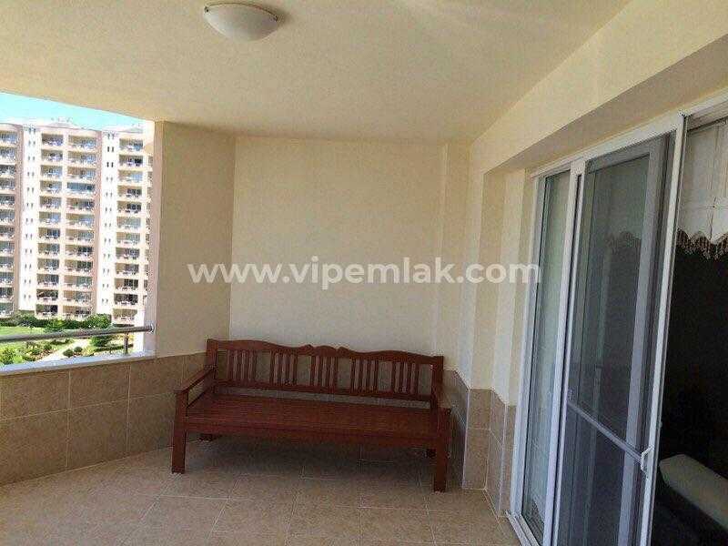 KARGIPINARI QUEENABA SİTESİNDE DENİZ MANZARALI EŞYALI KİRALIK DAİRE