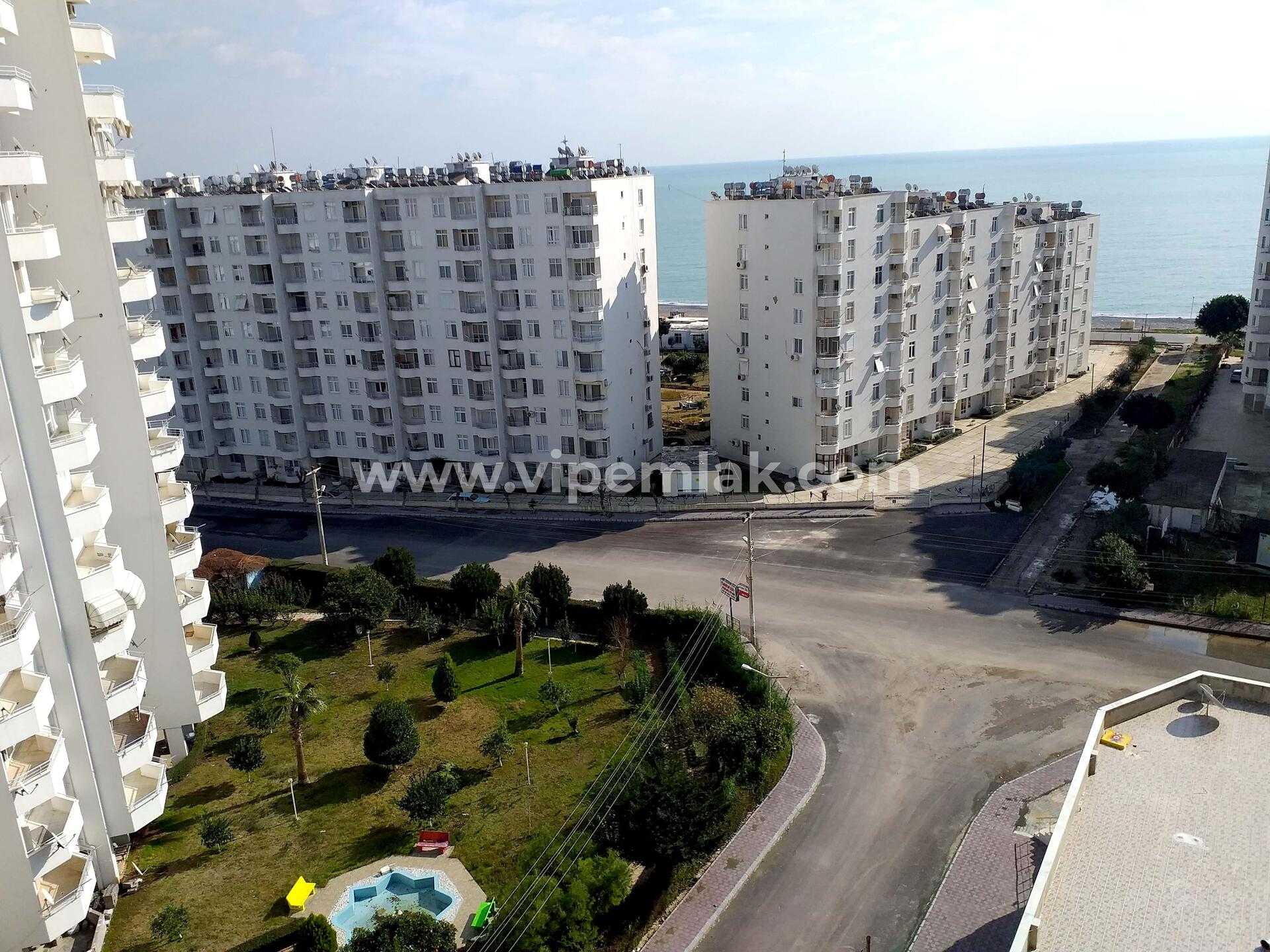 MERSİN ARPAÇBAHŞİŞ TE YÜKSEK KAT DENİZ MANZARALI SATILIK YAZLIK DAİRE