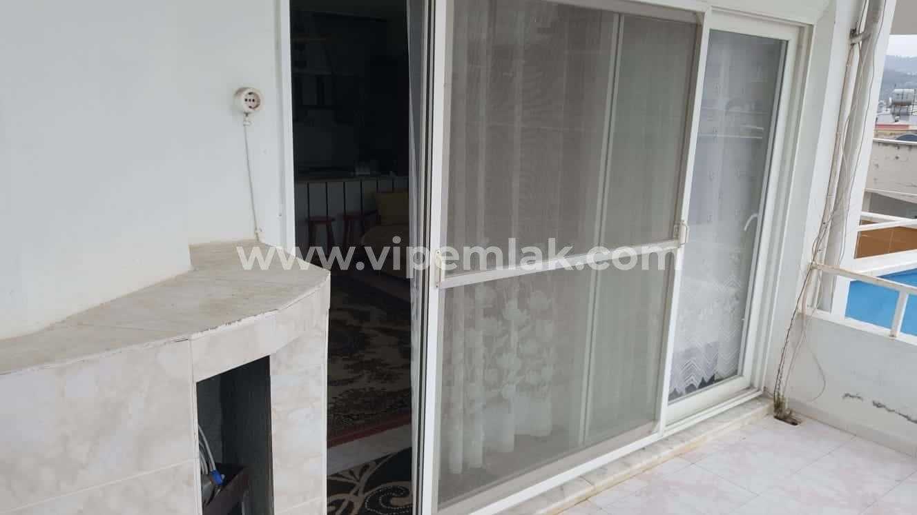 LİMONLU’DA DENİZ MANZARALI SATILIK 1+1 YAZLIK