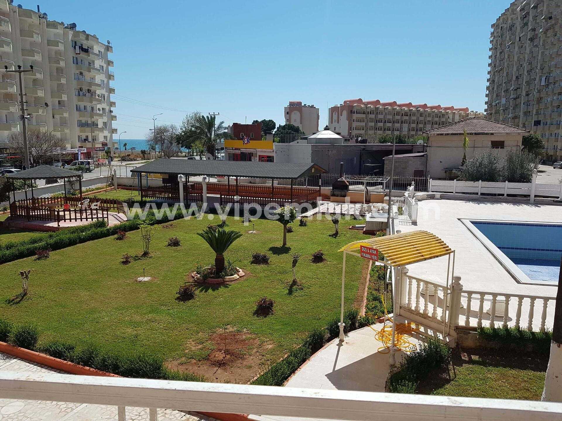 MERSİN ERDEMLİ TÖMÜKTE HAVUZLU SİTEDE SATILIK 2+1 YAZLIK DAİRE