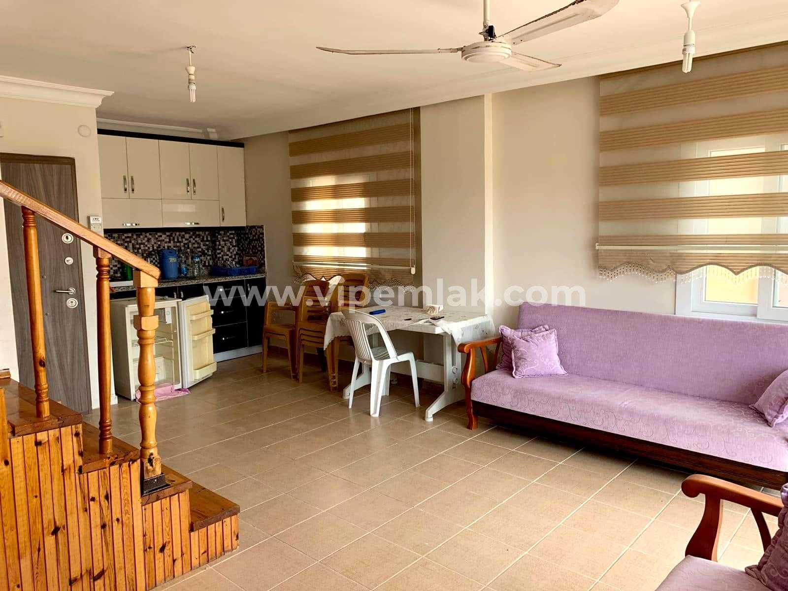 ERDEMLİ LİMONLU 2+1 EŞYALI DUBLEX DAİRE