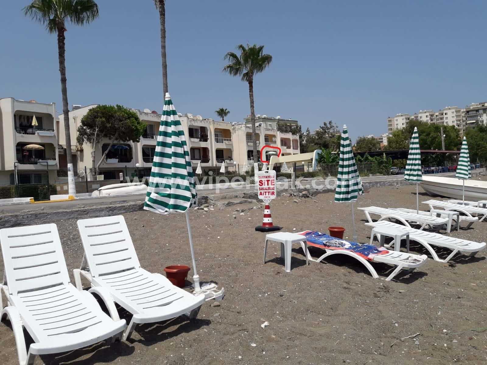 KARGIPINARI DENİZE SIFIR SİTE İÇERİSİNDE 2+1 SATILIK YAZLIK DAİRE