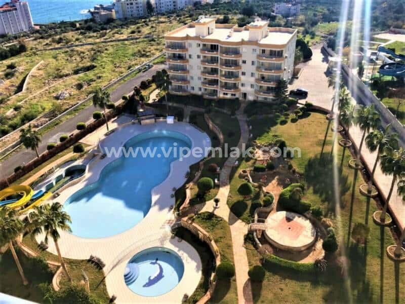 Mersin Erdemli Ayaş Larissa Sitesi Full Deniz Manzaralı Eşyalı Satılık 3+1 Daire