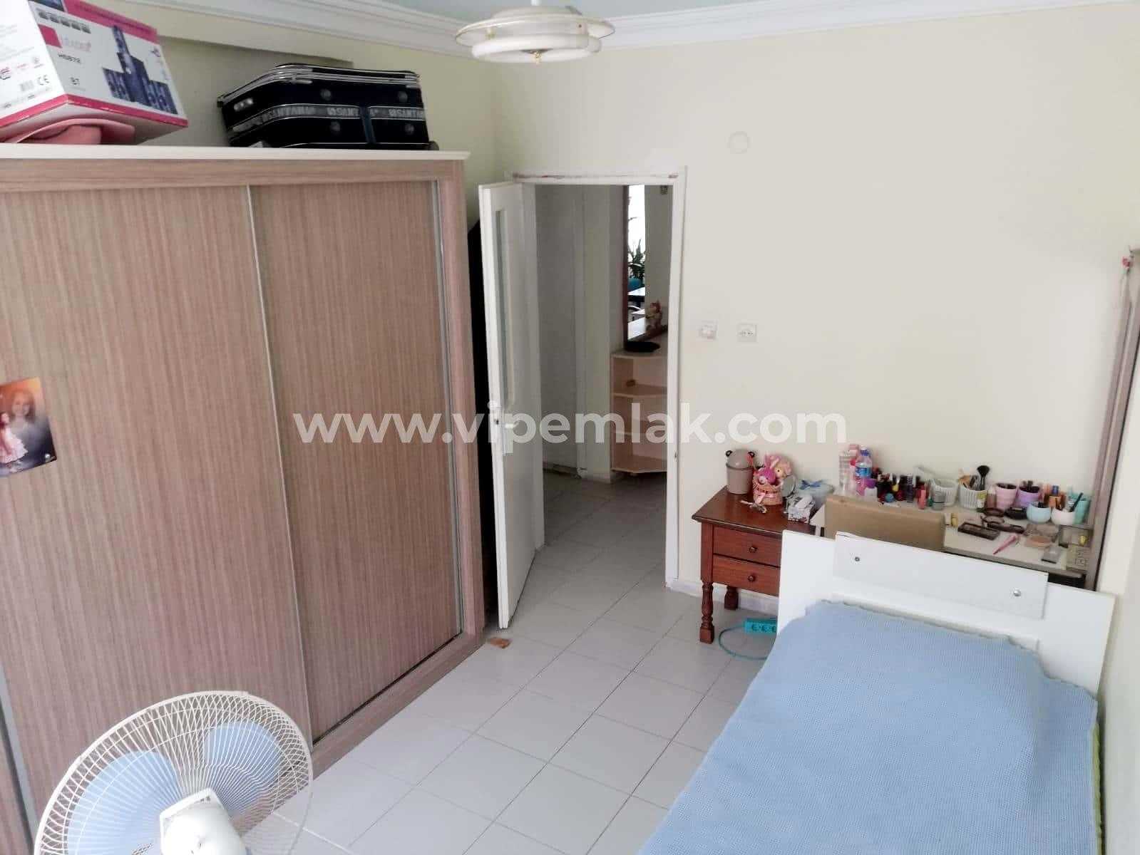 tömük üzmez sitesi 145m2 eşyalı satılık kelepir 2+1 daire