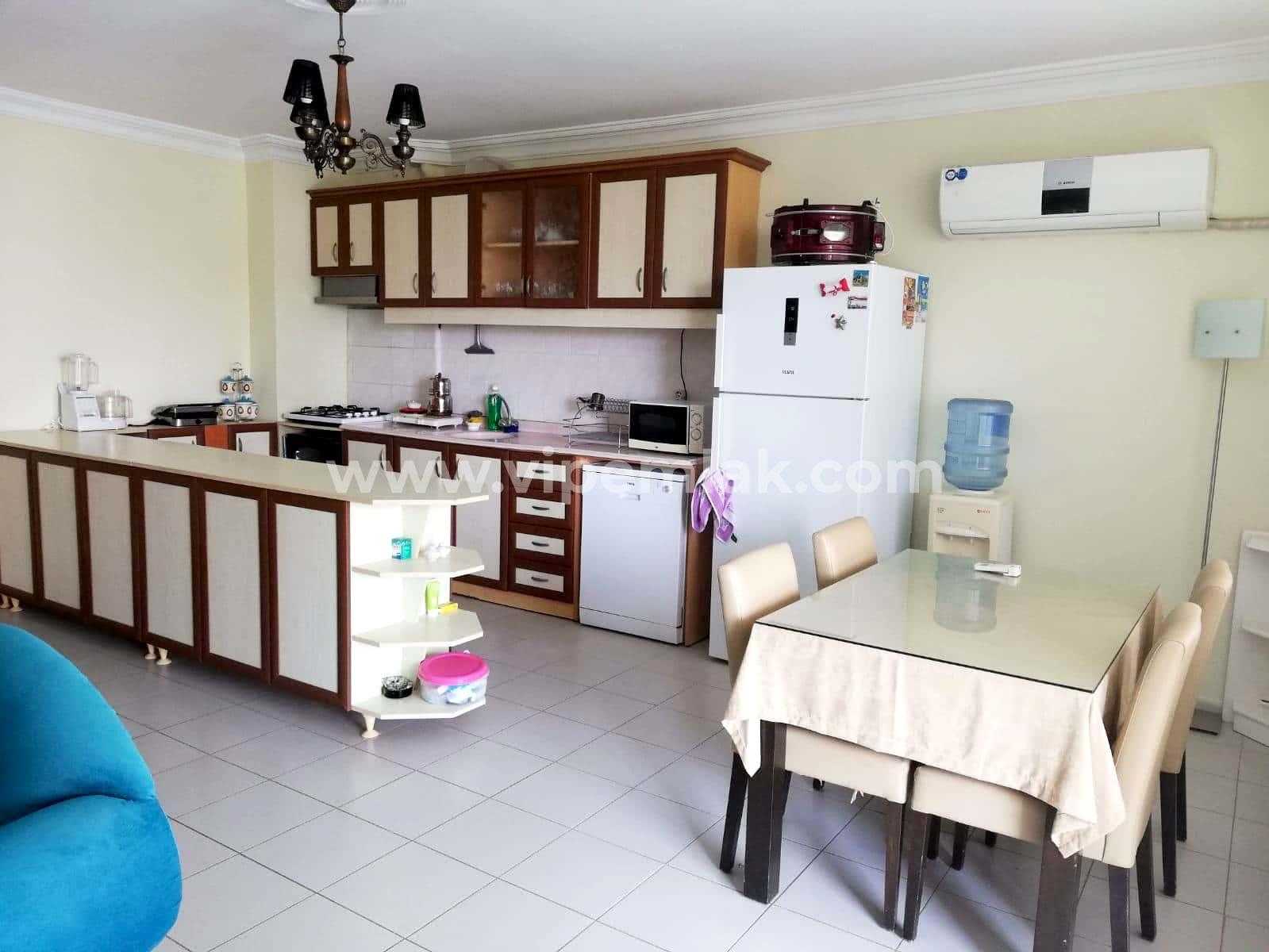 tömük üzmez sitesi 145m2 eşyalı satılık kelepir 2+1 daire
