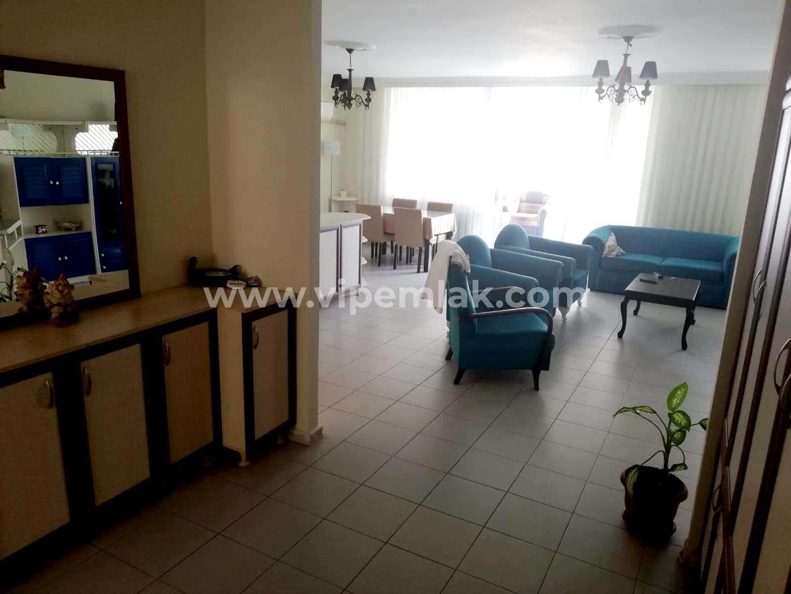 tömük üzmez sitesi 145m2 eşyalı satılık kelepir 2+1 daire