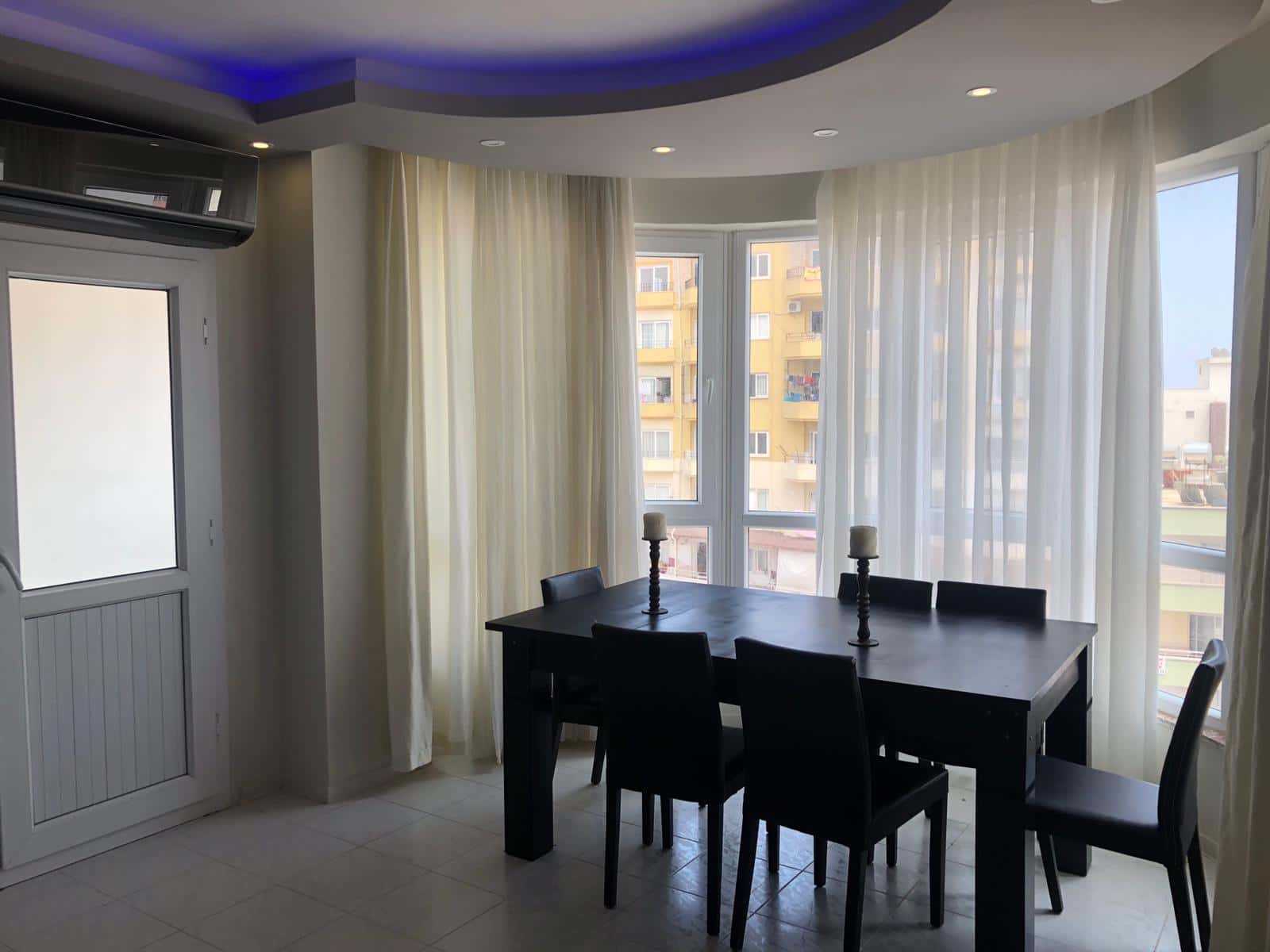 MERSİN KIZ KALESİ 3+1 EŞYALI KİRALIK DAİRE