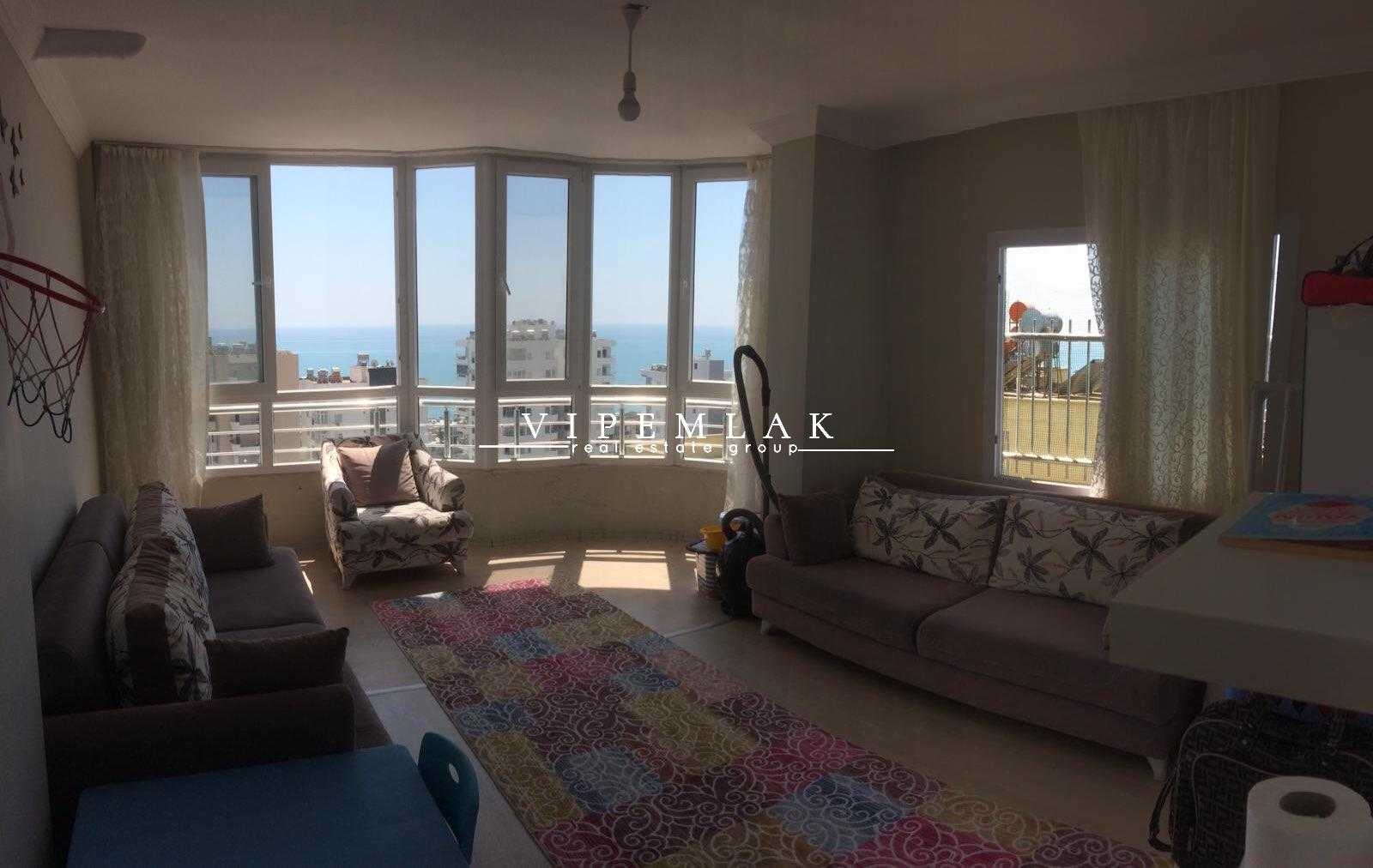 erdemli akdeniz mahallesinde deniz manzaralı masrafsız 3+1 bağımsız mutfak satılık daire