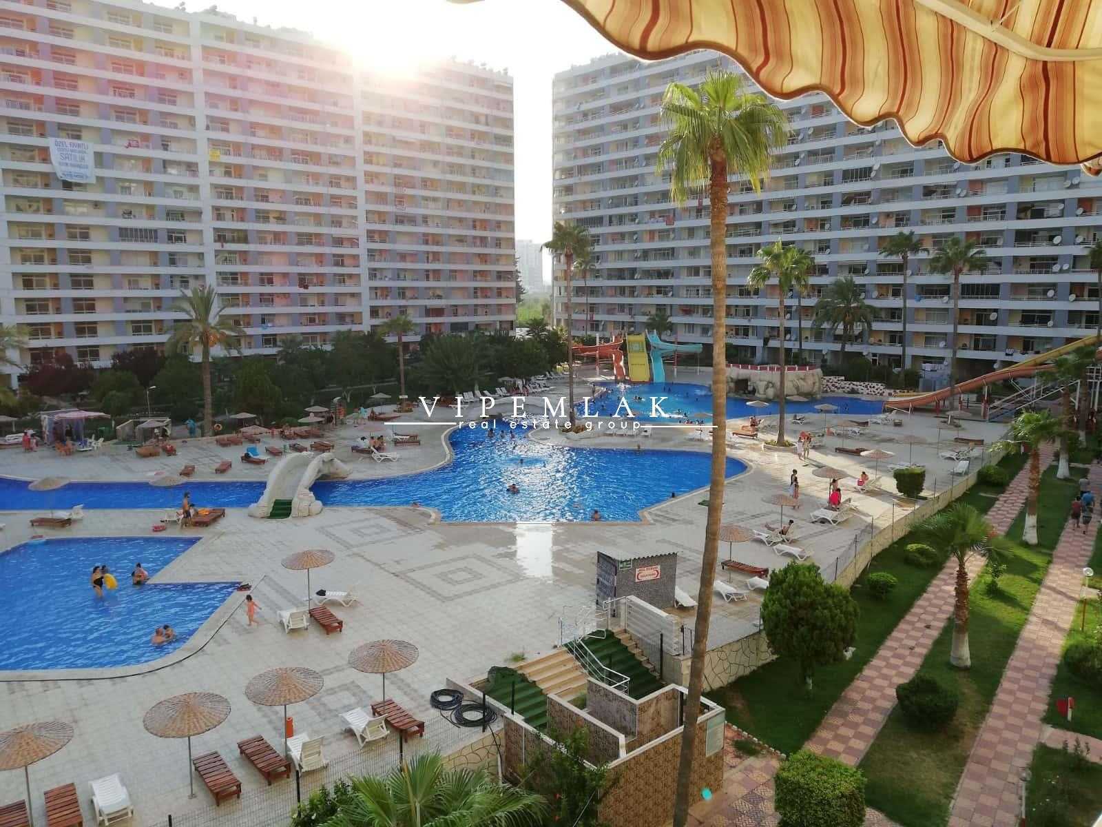 TÖMÜK DOĞAN AQUAPARK SİTESİ EŞYALI SATILIK 2+1 YAZLIK DAİRE