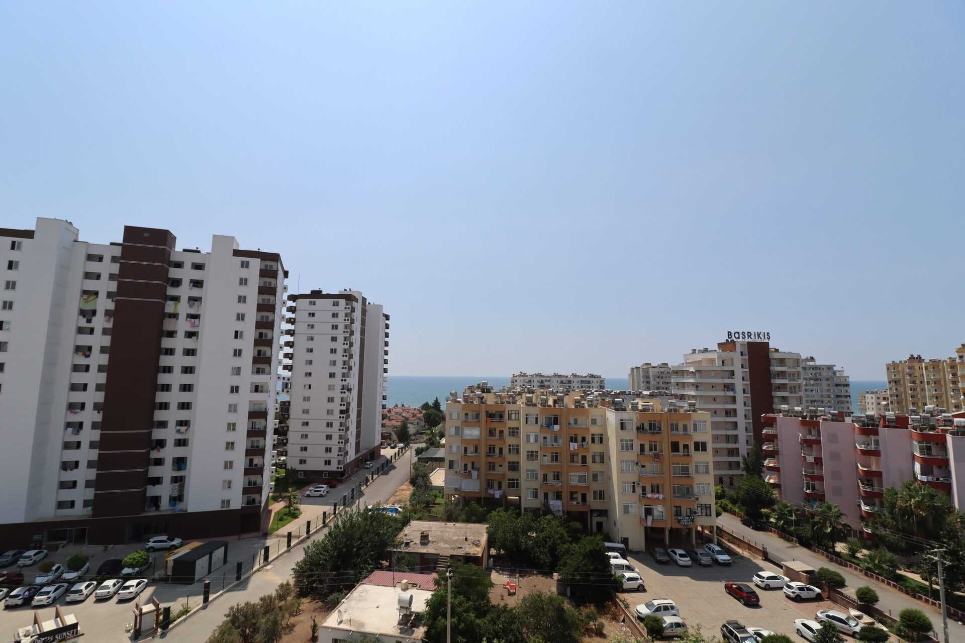 ERDEMLİ ARPAÇBAHŞİŞ DENİZ MANZARALI KUZEY GÜNEY CEPHELİ SATILIK 1+1 SIFIR DAİRE