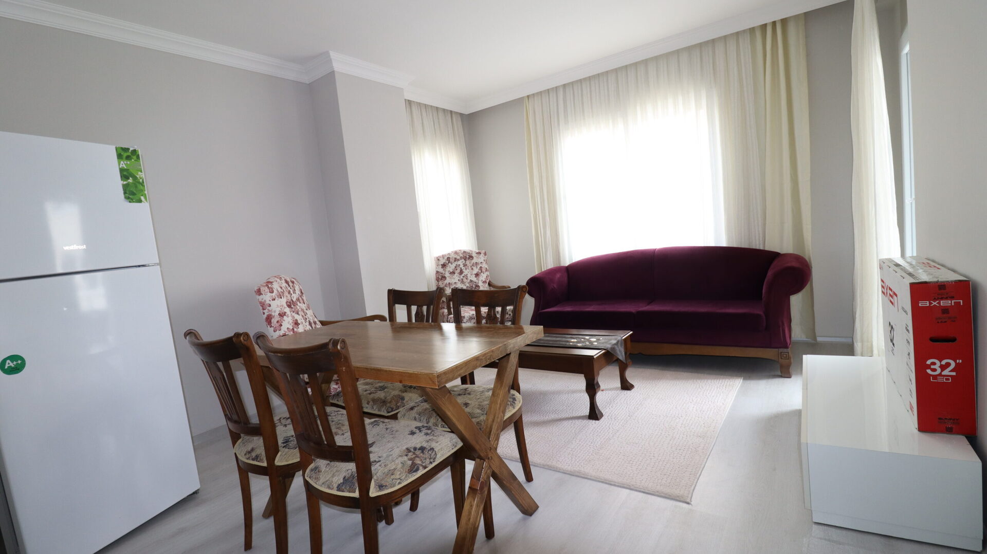 MERSİN ERDEMLİ ALATA ÜNİVERSİTE CİVARI EŞYALI KİRALIK 1+1 DAİRE