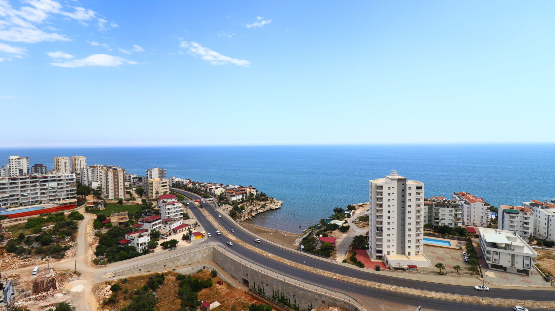 Mersin Erdemli Ayaş Athena Residence 1+1 Satılık Full Deniz Manzaralı Daire