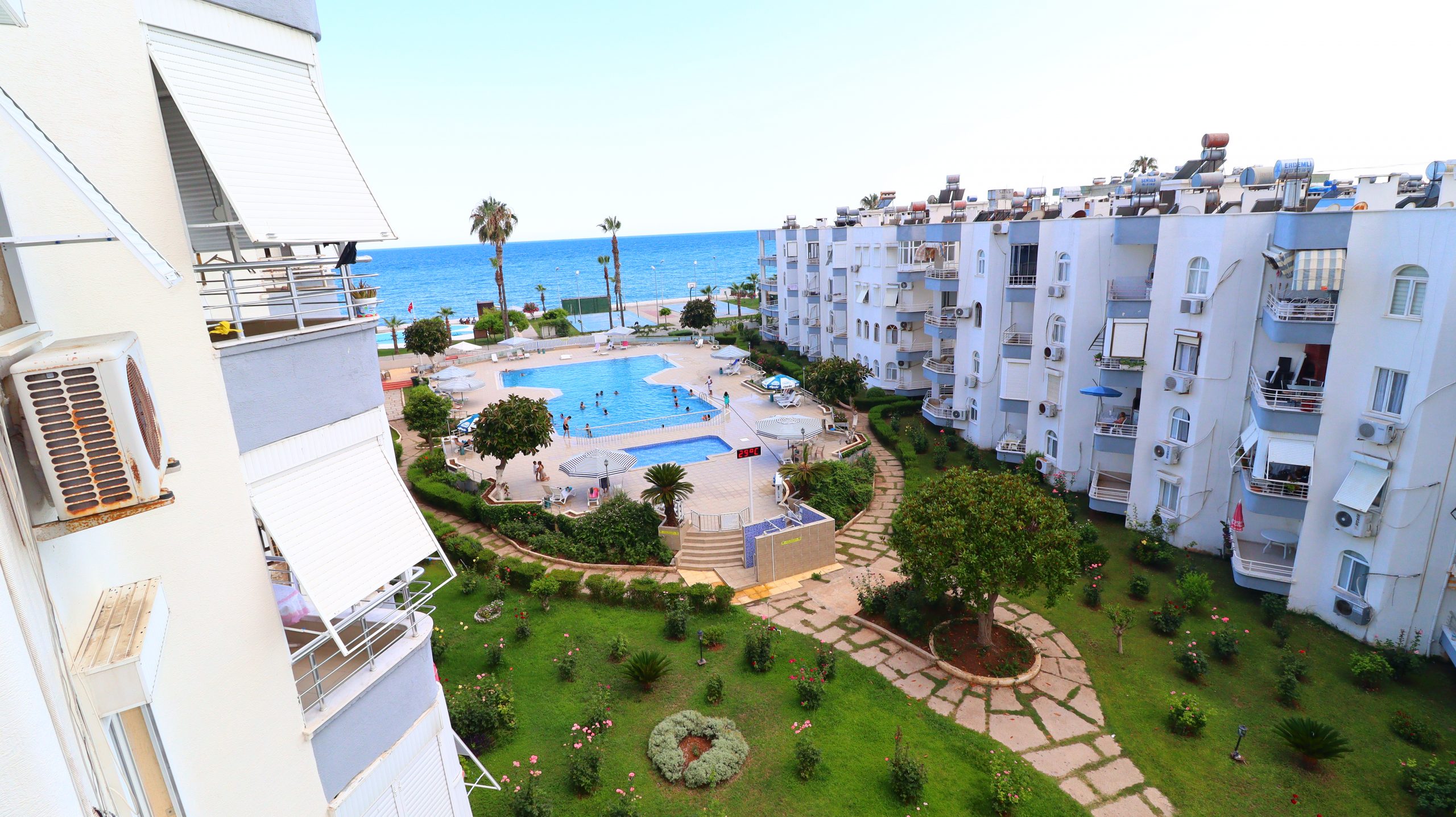 Mersin Erdemli Denize Sıfır Erdemkent Tatil Sitesi Eşyalı Kiralık 2+1 Daire