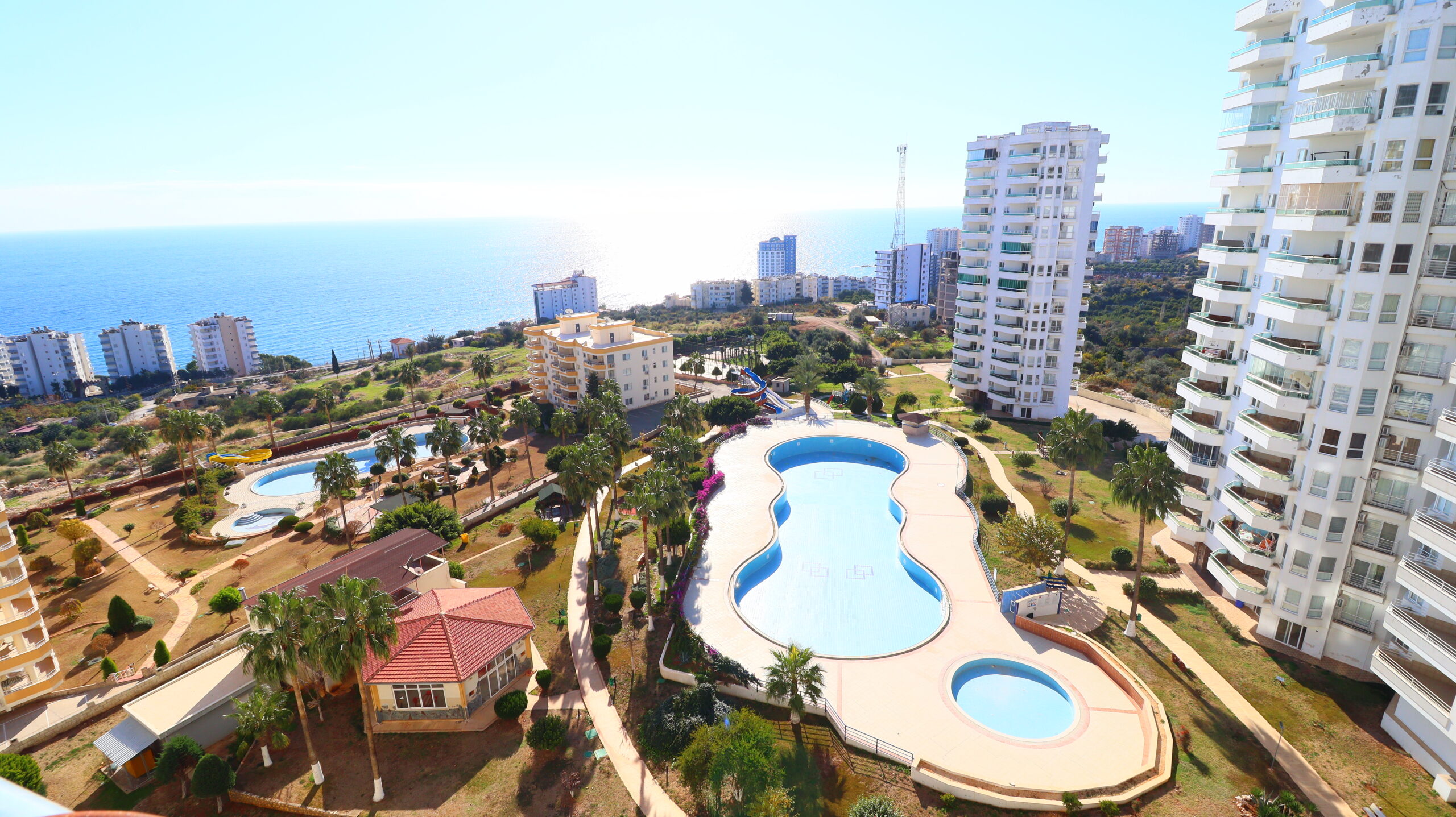 Mersin Erdemli Ayaş Diva Holiday 2+1 Satılık Cam Balkonlu Daire