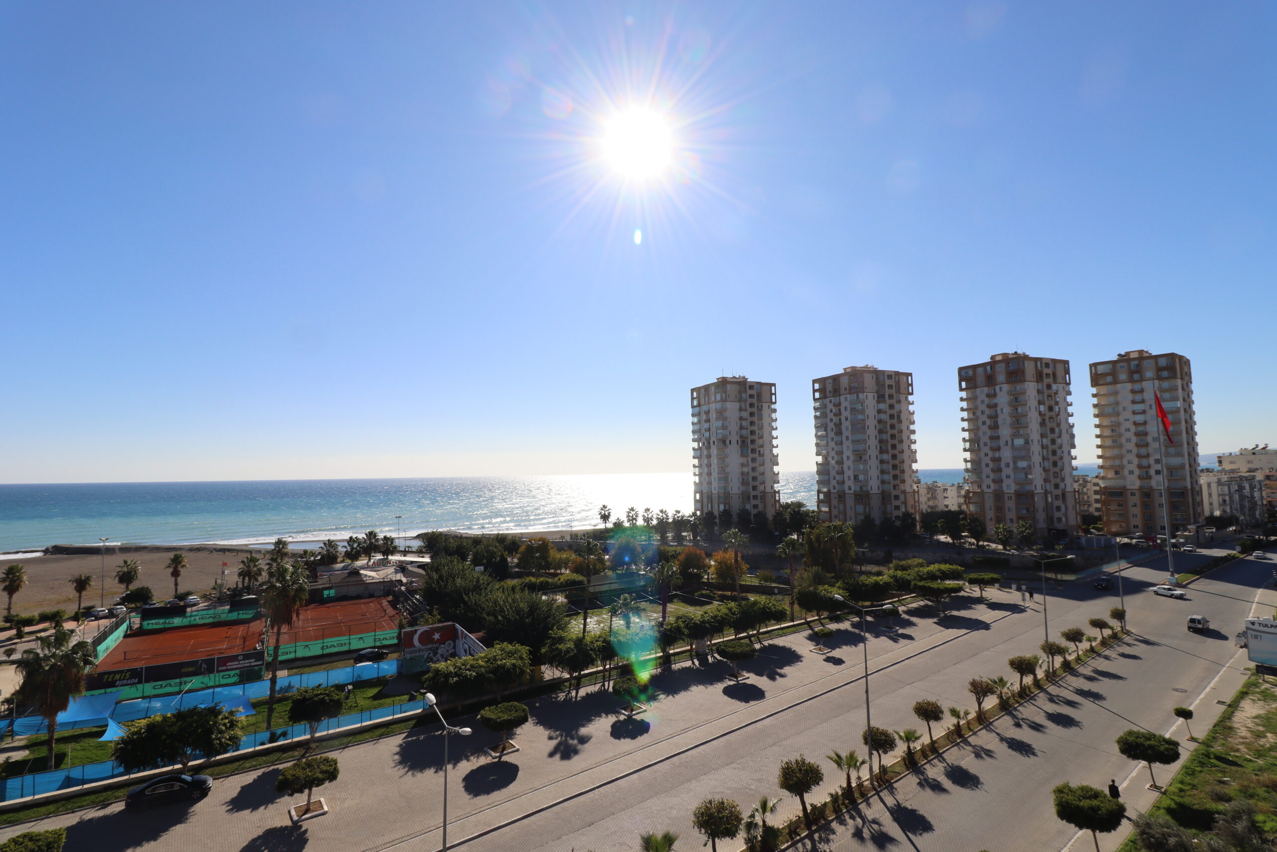 3+1 appartement met zeezicht te huur in Mersin Erdemli Alata Marina