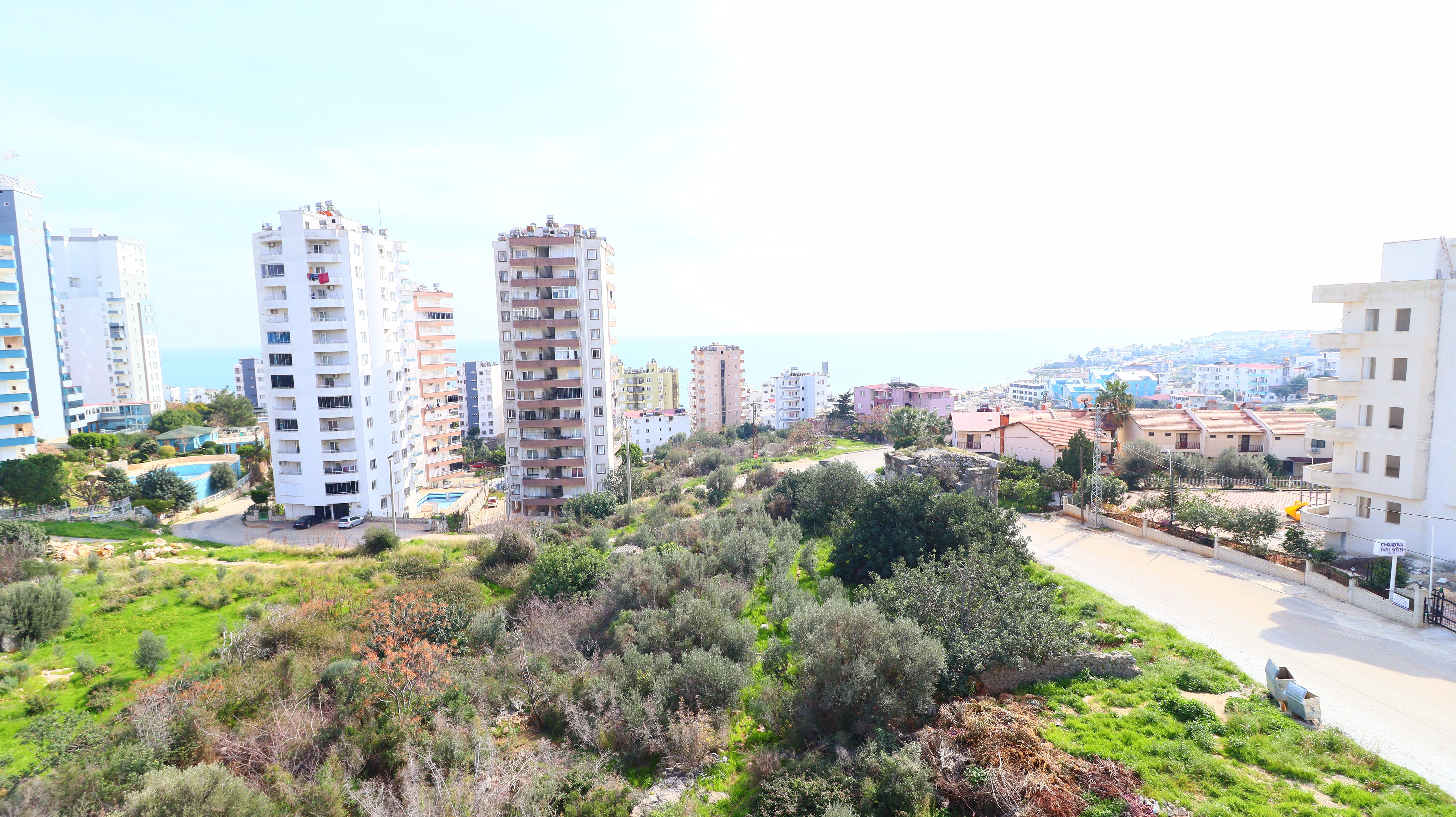 Mersin Erdemli Ayaş Deniz Manzaralı Kiralık 1+1 Geniş Sıfır Daire