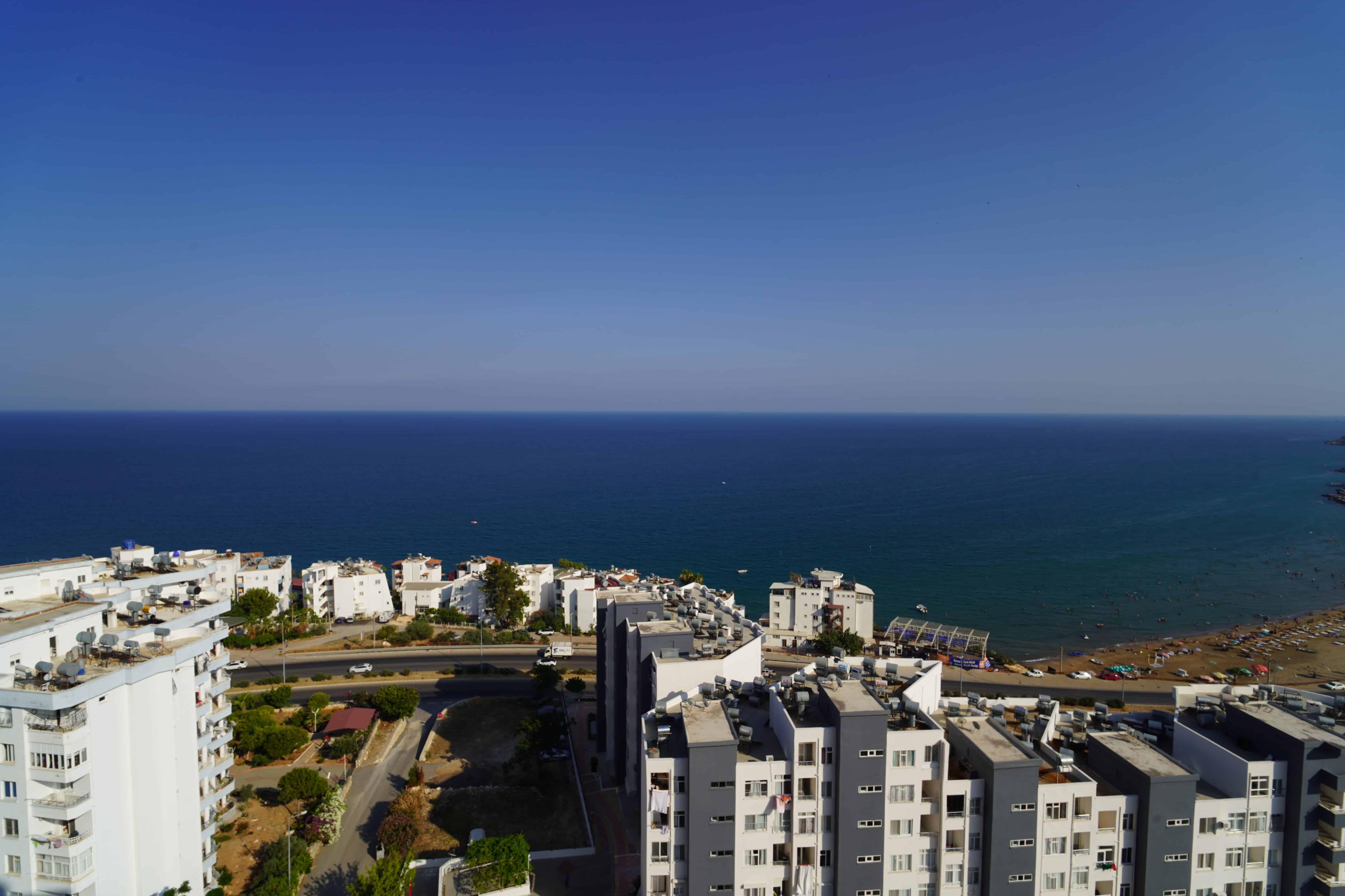 Mersin Erdemli Ayaş Zirve Park Sitesi Satılık 1+1 Deniz Manzaralı Daire
