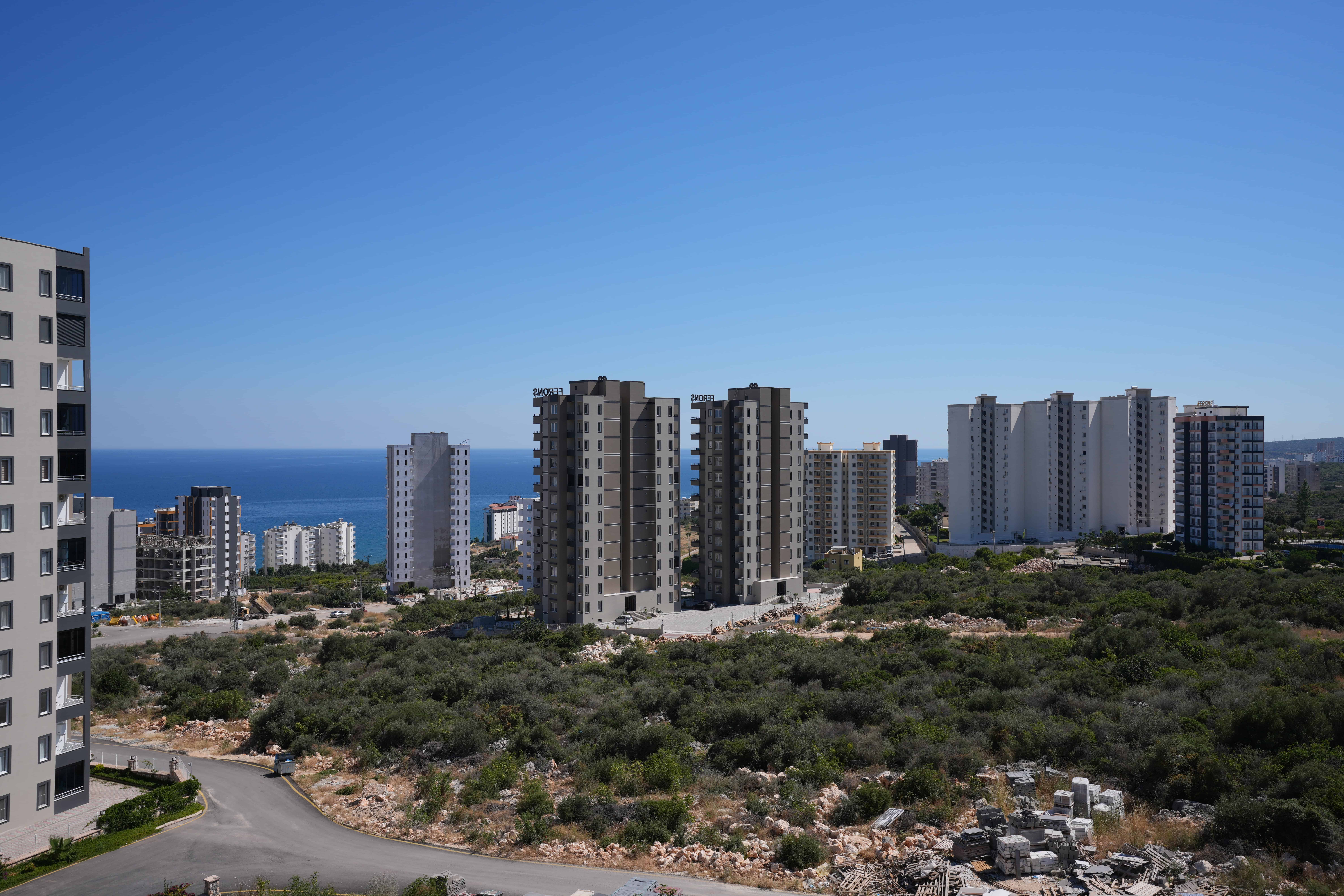 rsin Erdemli Ayaş Sea View Class Aqua 2+1 Wohnung zu verkaufen