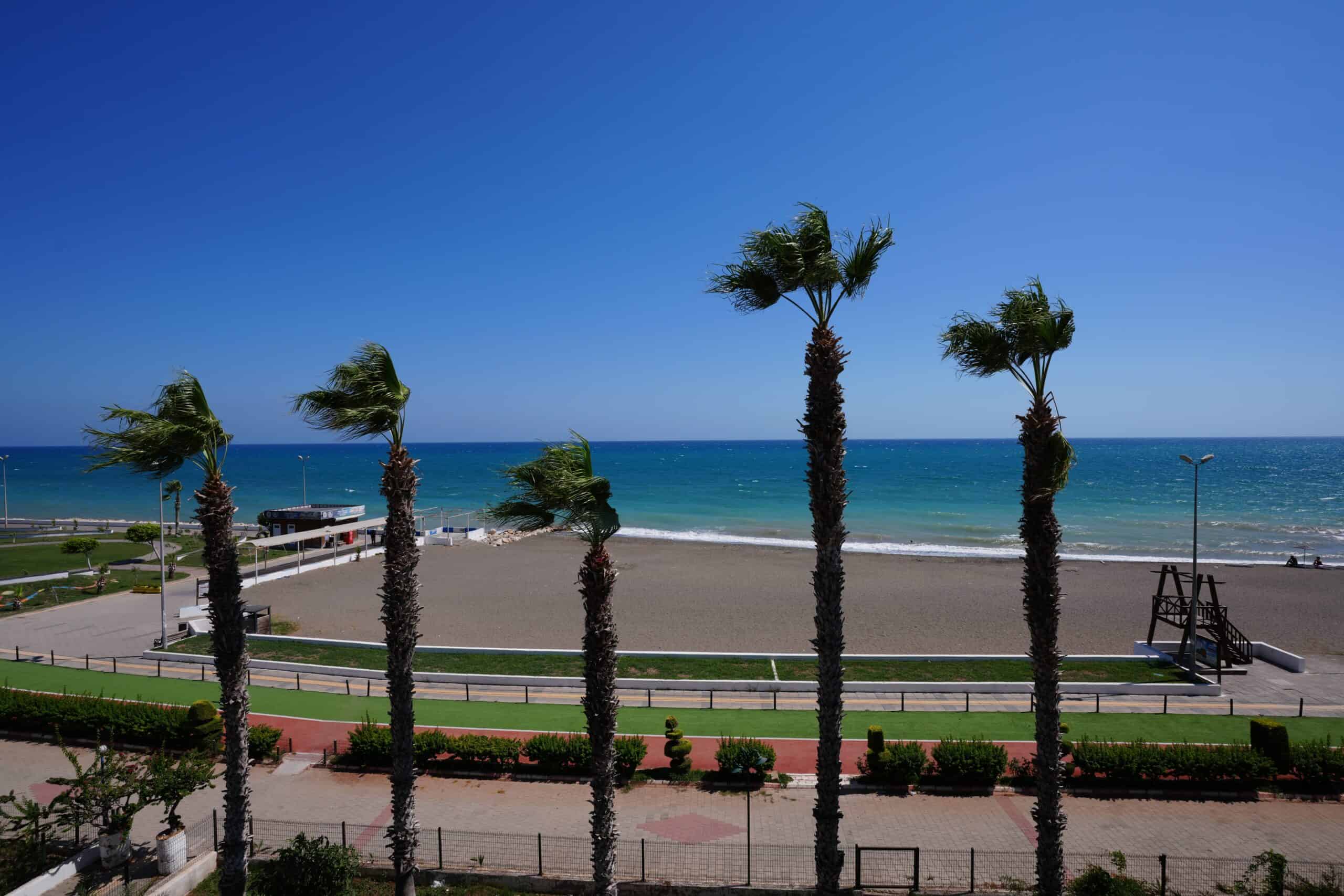 Mersin Erdemli Denize Sıfır Erciyes Sitesi  Doğalgazlı Satılık 2+1 Ön Blok  Daire