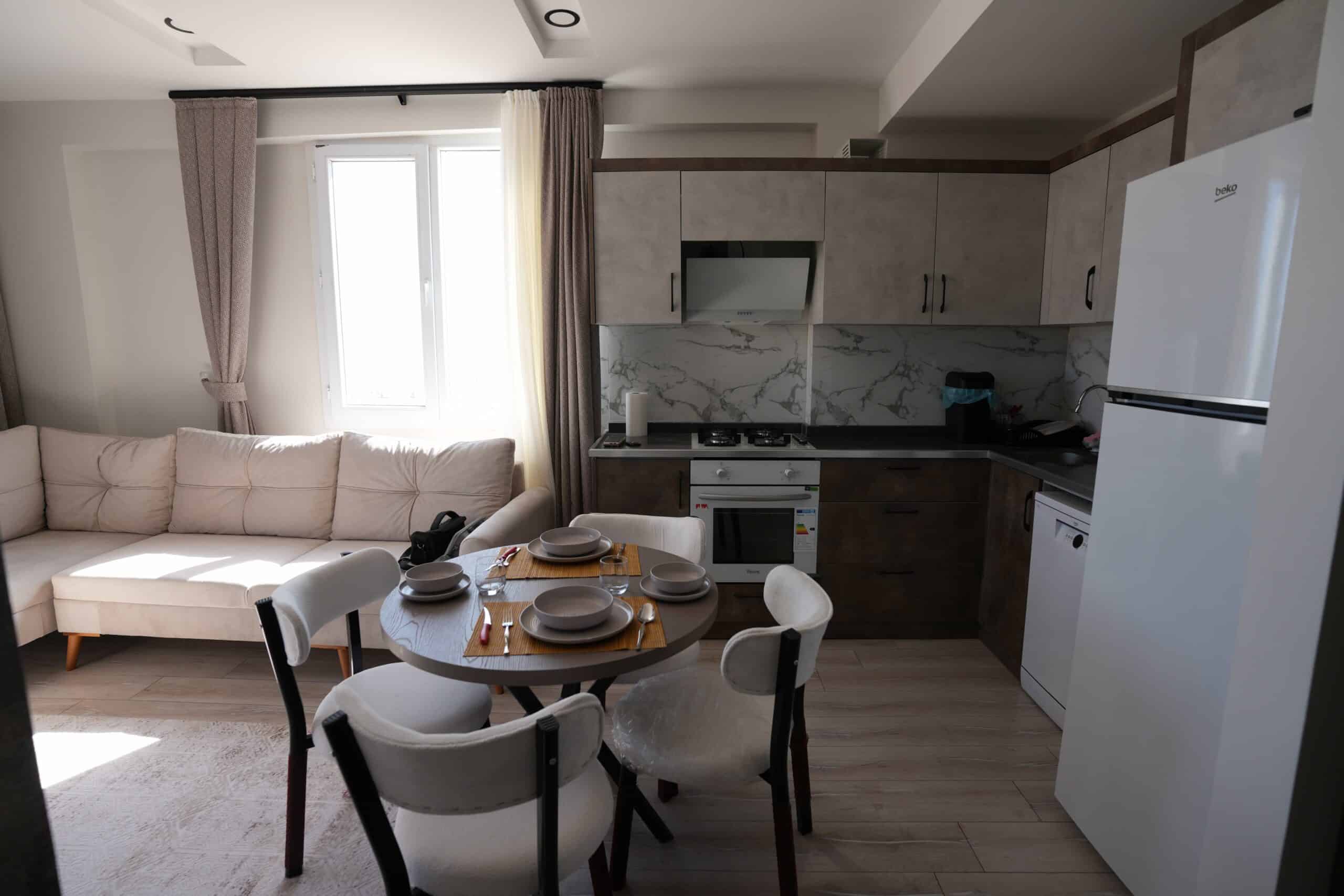 Mersin Erdemli Ayaş Deniz Manzaralı satılık 1+1 Sıfır Daire