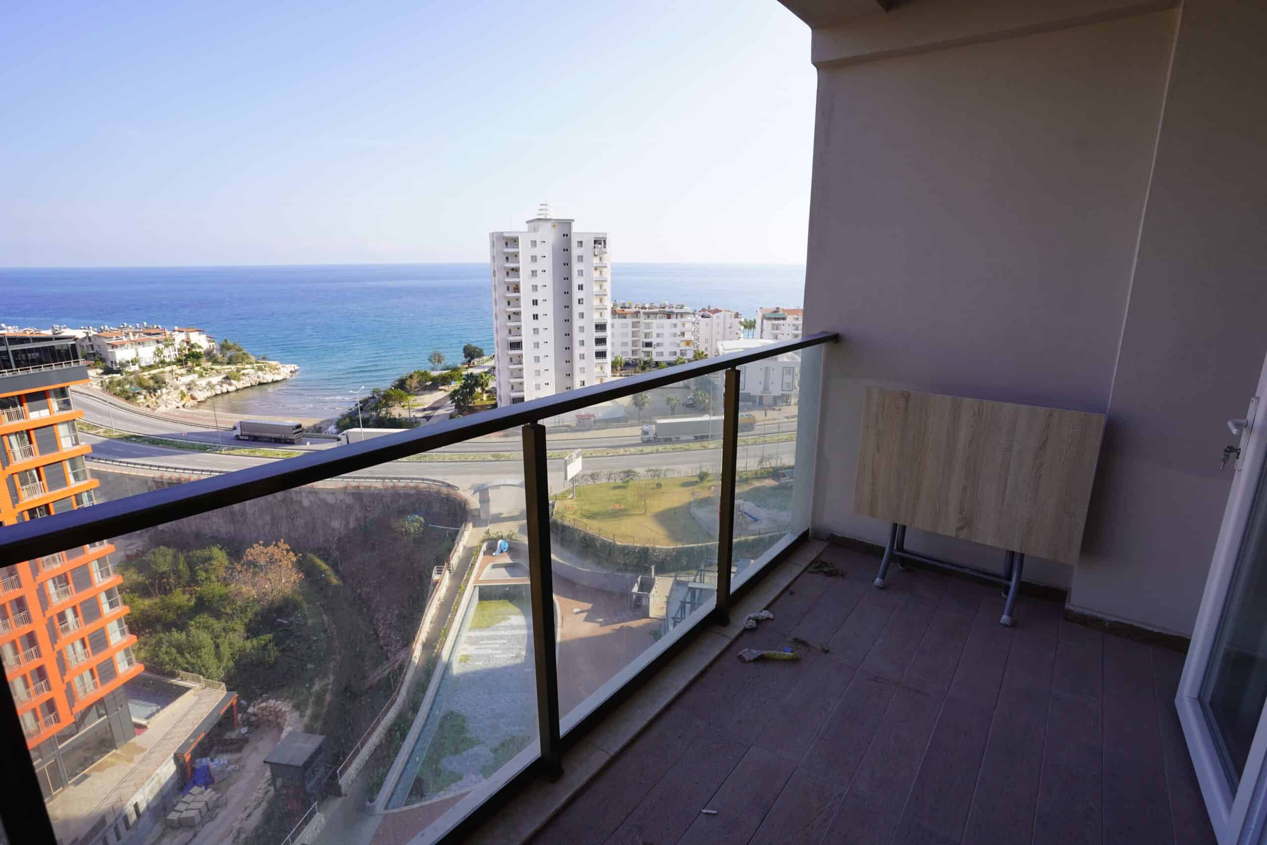 MERSİN ERDEMLİ AYAŞ ATHENA RESİDENCE SATILIK 1+1 DENİZ MANZARALI DAİRE