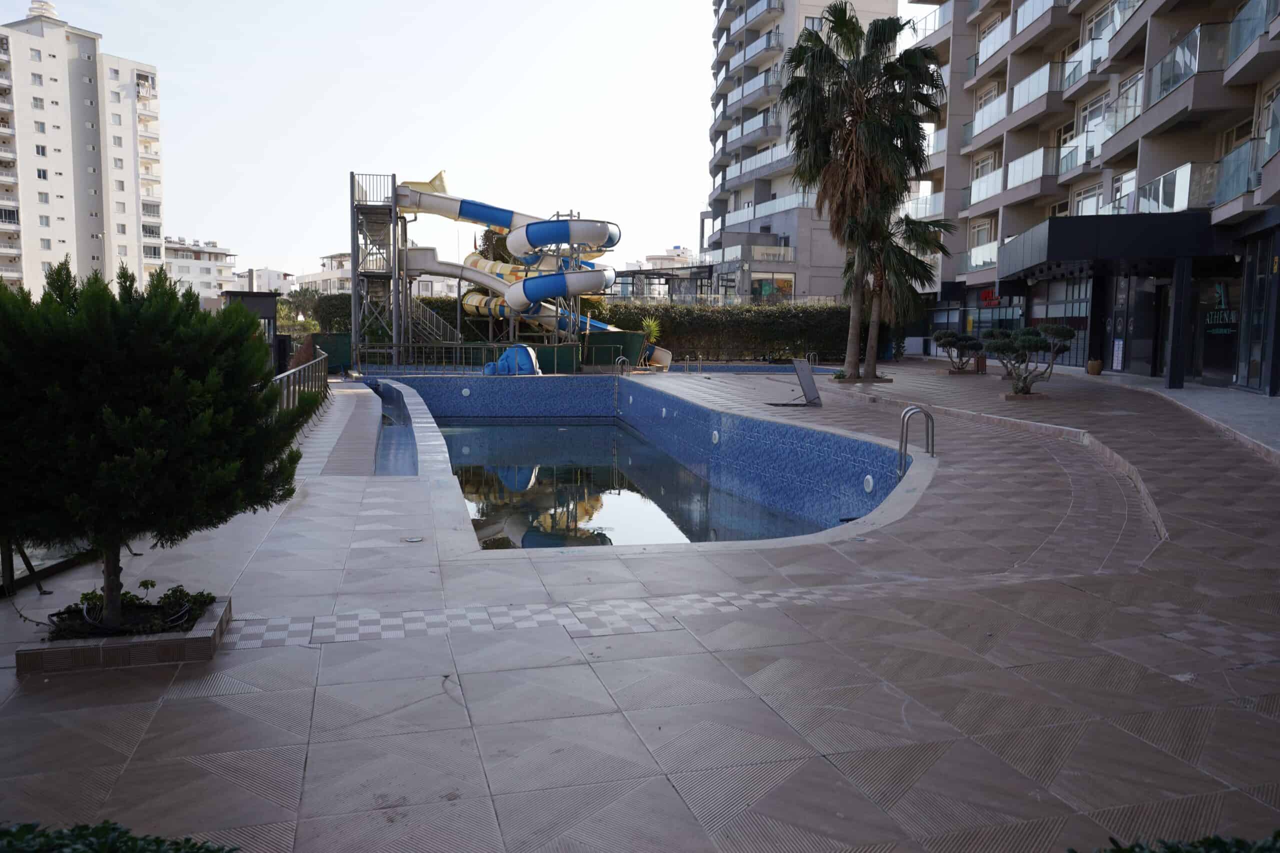MERSİN ERDEMLİ AYAŞ ATHENA RESİDENCE SATILIK 1+1 DENİZ MANZARALI DAİRE