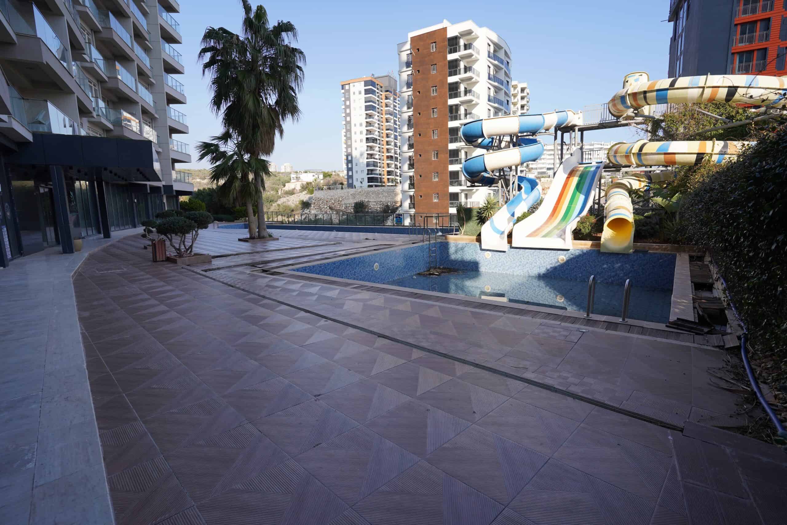 MERSİN ERDEMLİ AYAŞ ATHENA RESİDENCE SATILIK 1+1 DENİZ MANZARALI DAİRE