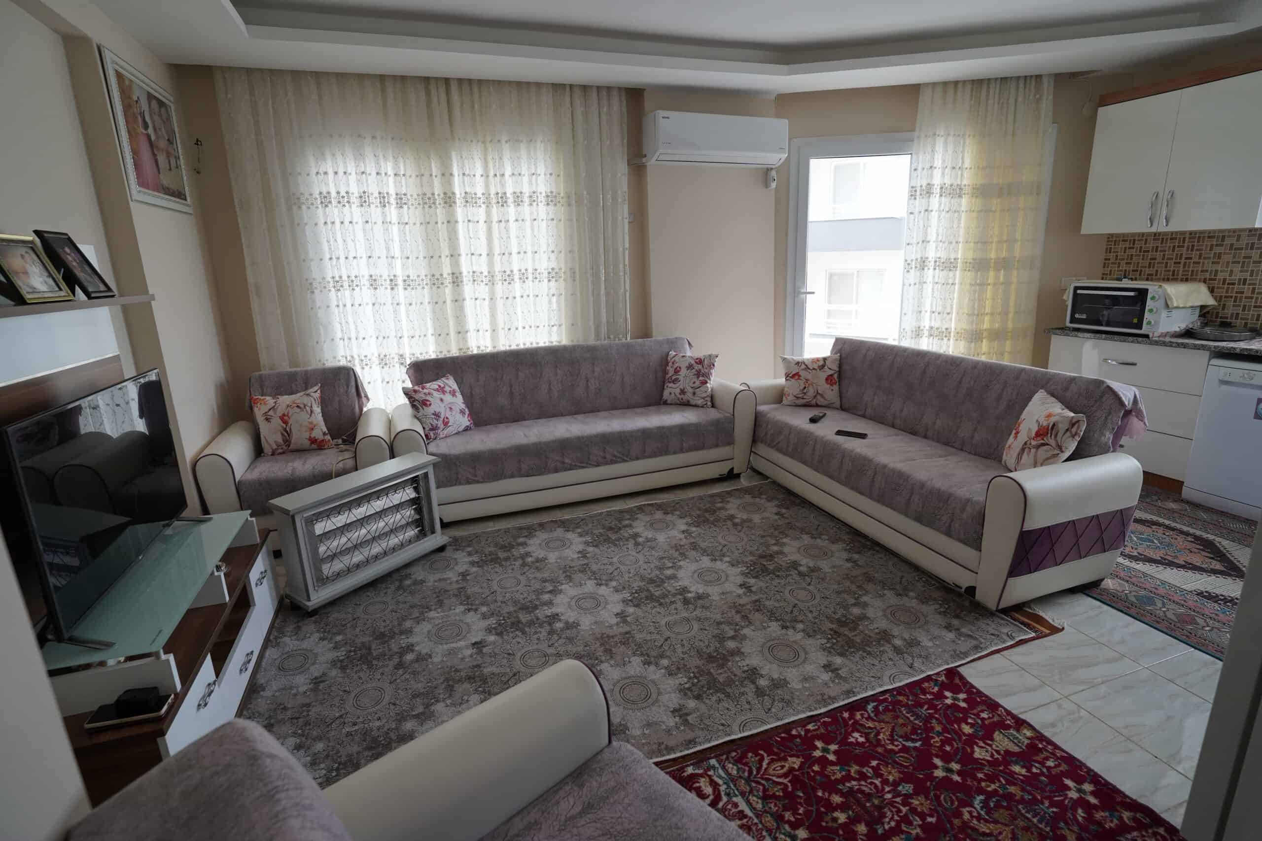 Mersin Erdemli Ayaş Mecitoğlu Sitesi 2+1 Satılık Deniz Manzaralı Daire