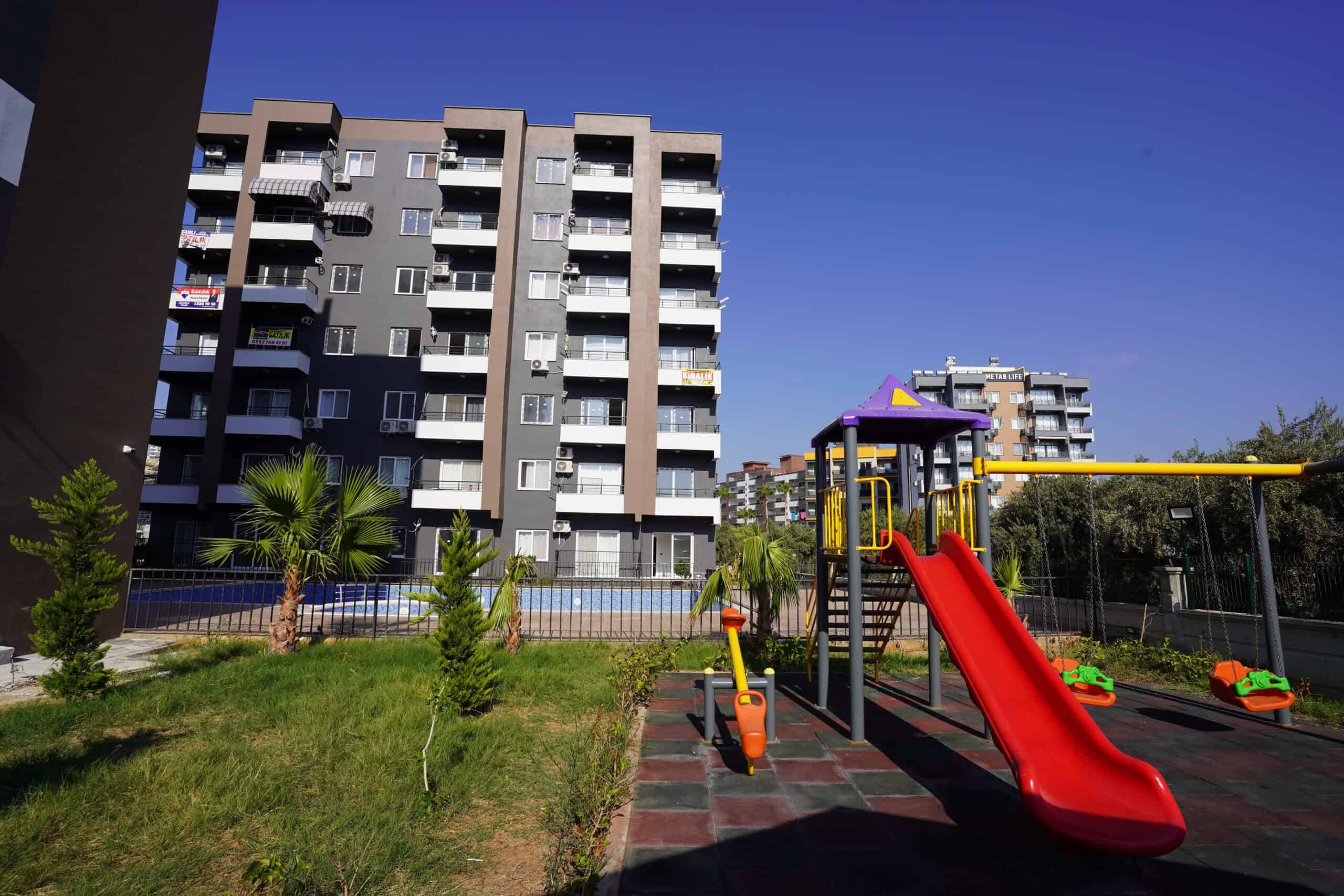 Mersin Limonlu Metab Gold 1+1 Satılık Köşe Daire