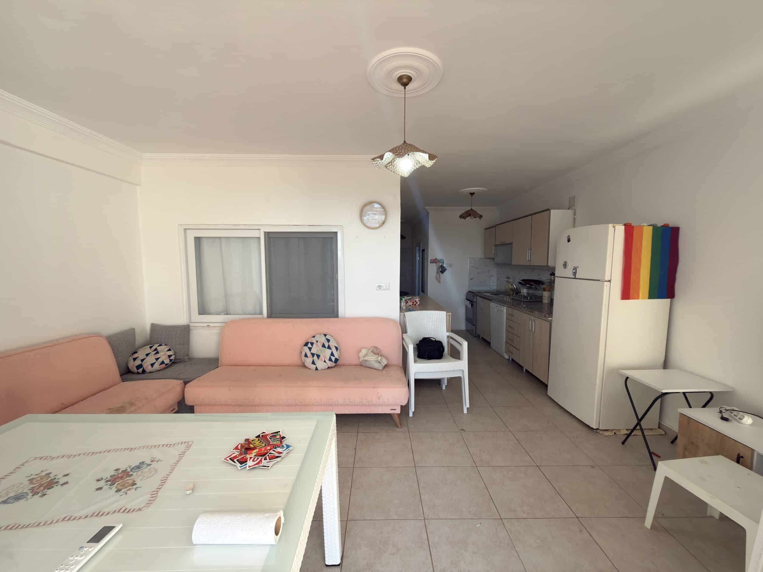 Mersin Erdemli Kocahasanlı Gür Tur Sitesi Eşyalı Satılık 2+1 Bahçe Katı Daire