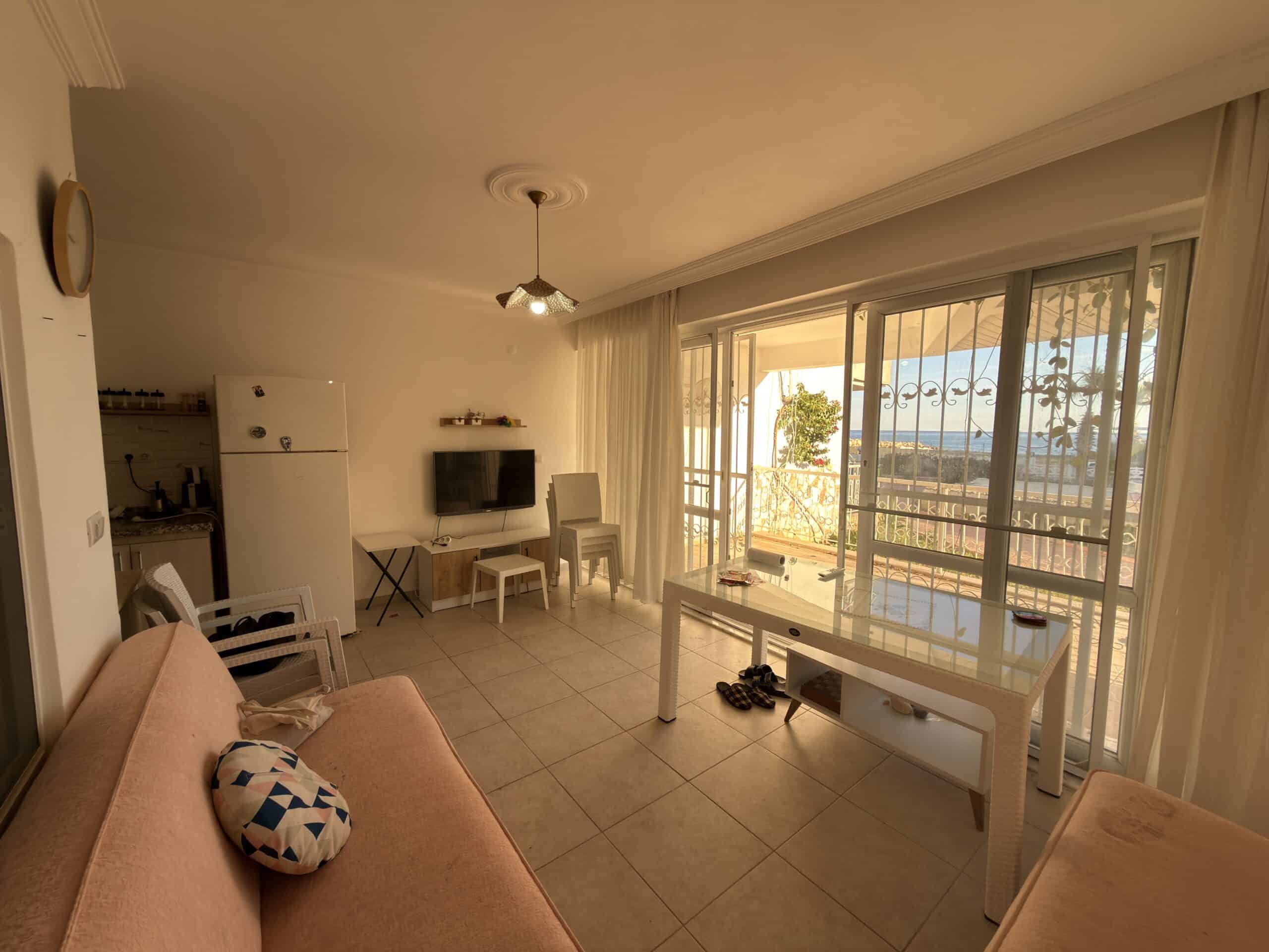 Mersin Erdemli Kocahasanlı Gür Tur Sitesi Eşyalı Satılık 2+1 Bahçe Katı Daire