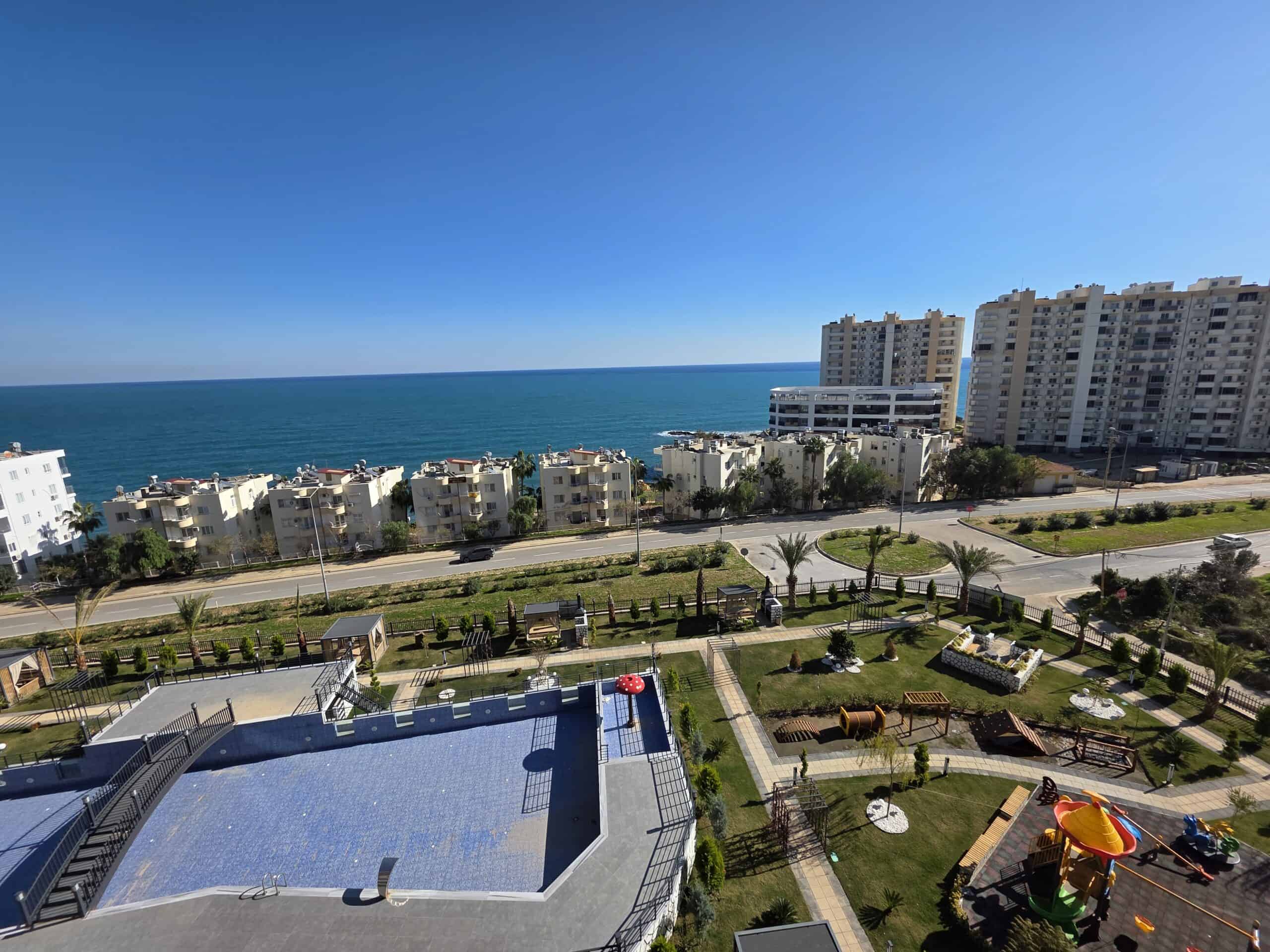 Mersin Erdemli Ayaş Alim Palace Satılık 1+1 Deniz Manzaralı Daire