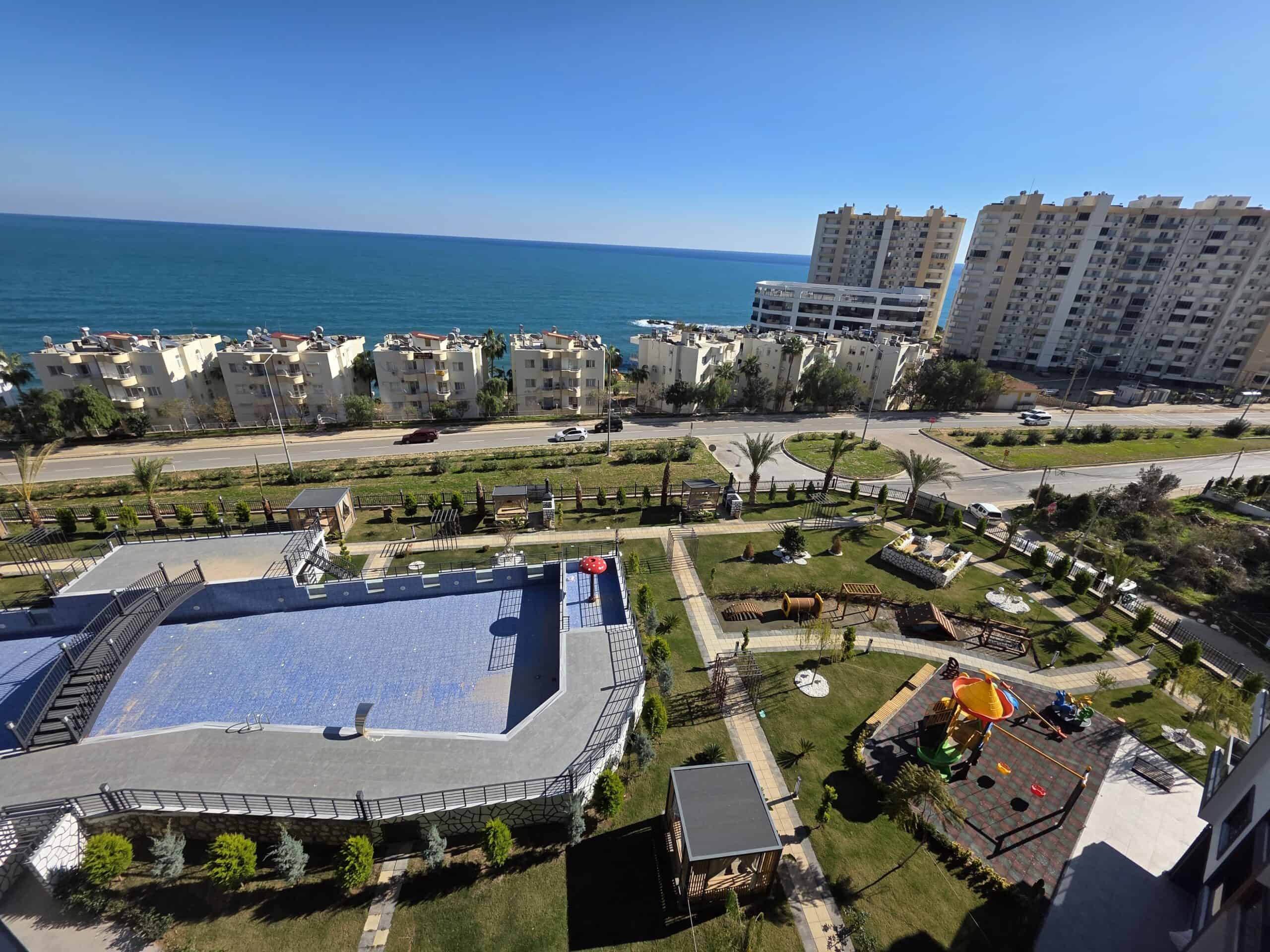 Mersin Erdemli Ayaş Alim Palace Satılık 1+1 Deniz Manzaralı Daire