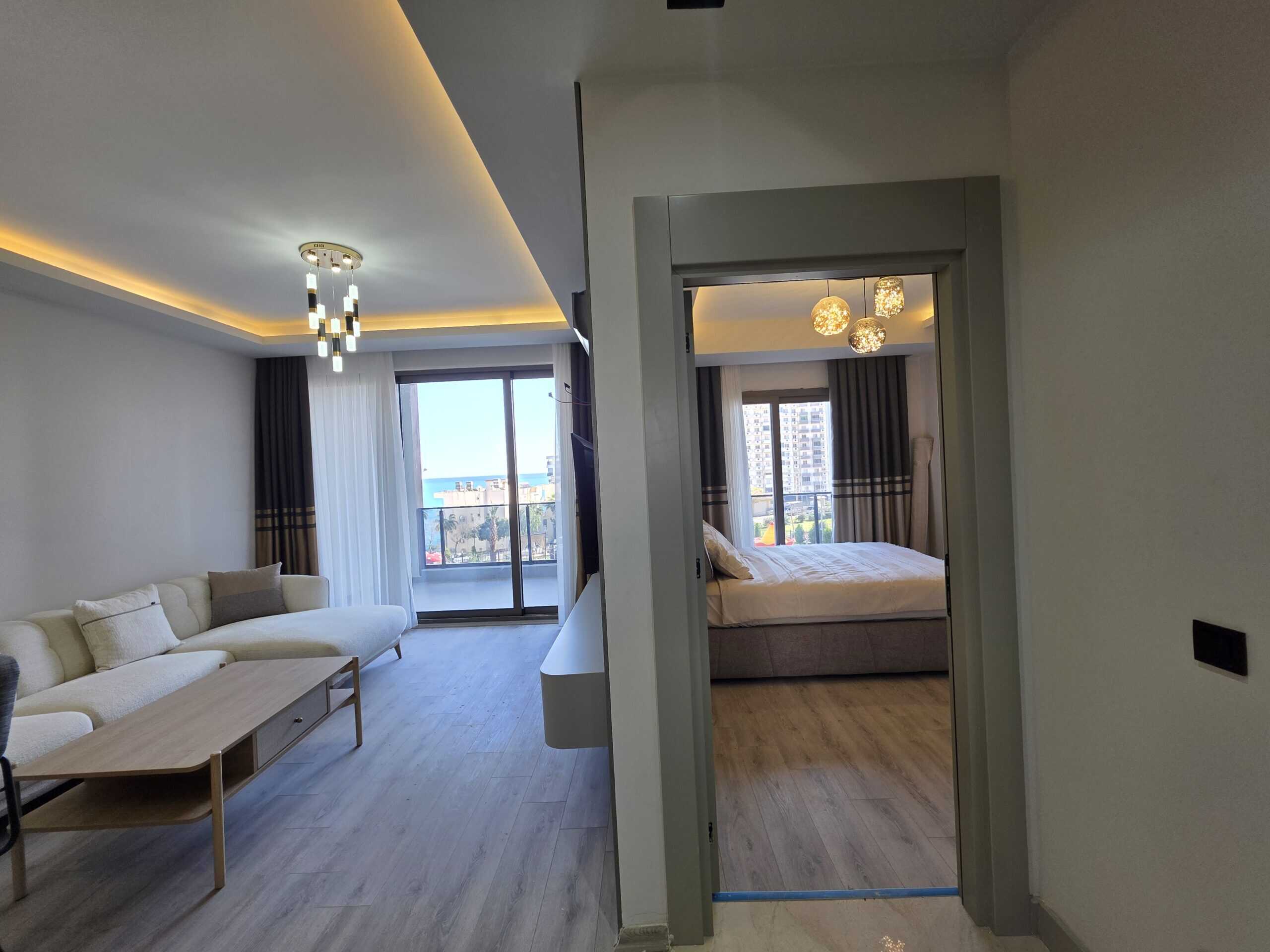 Mersin Erdemli Ayaş Alim Palace Satılık 1+1 Deniz Manzaralı Daire
