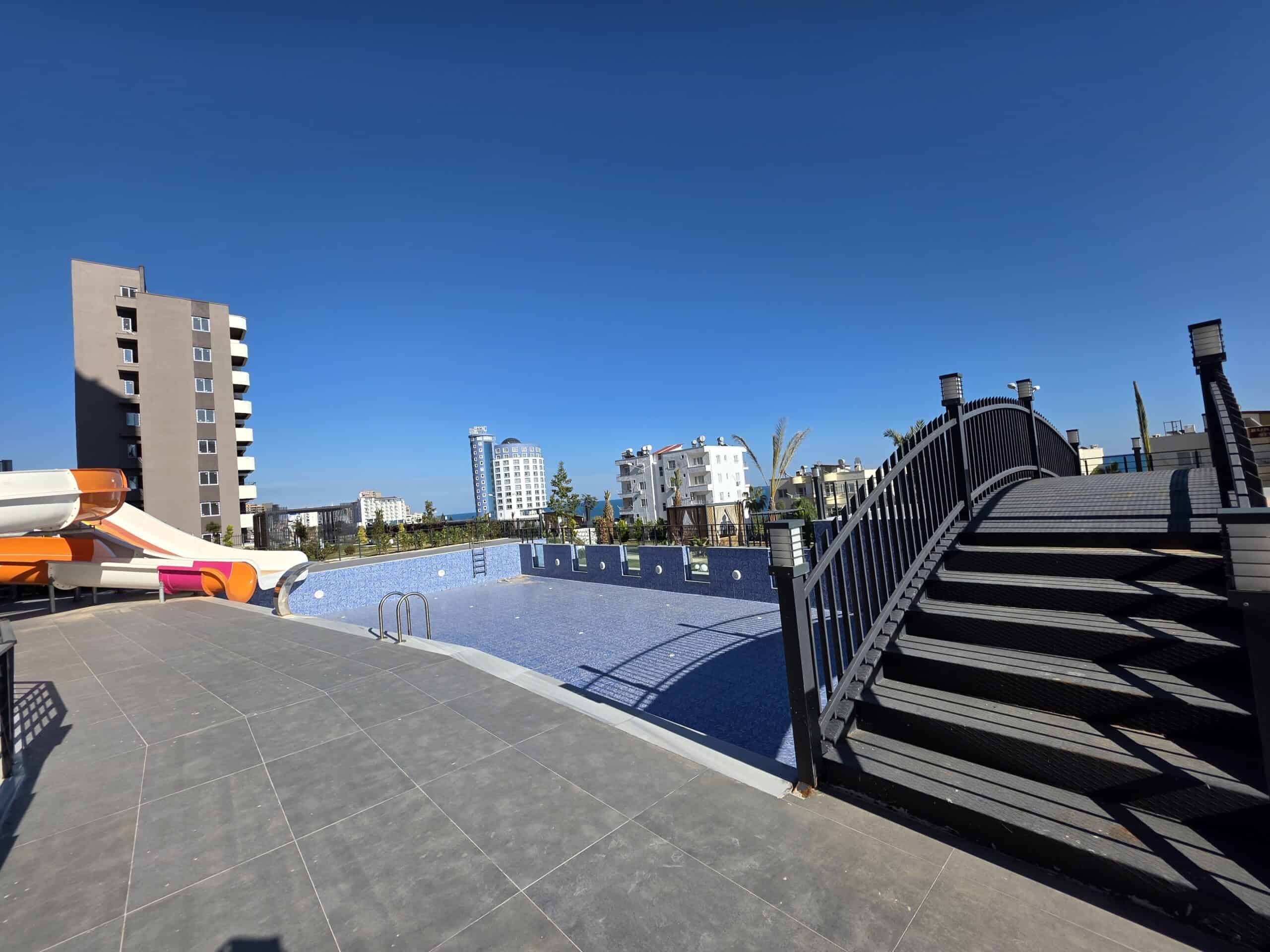 Mersin Erdemli Ayaş Alim Palace Satılık 1+1 Deniz Manzaralı Daire