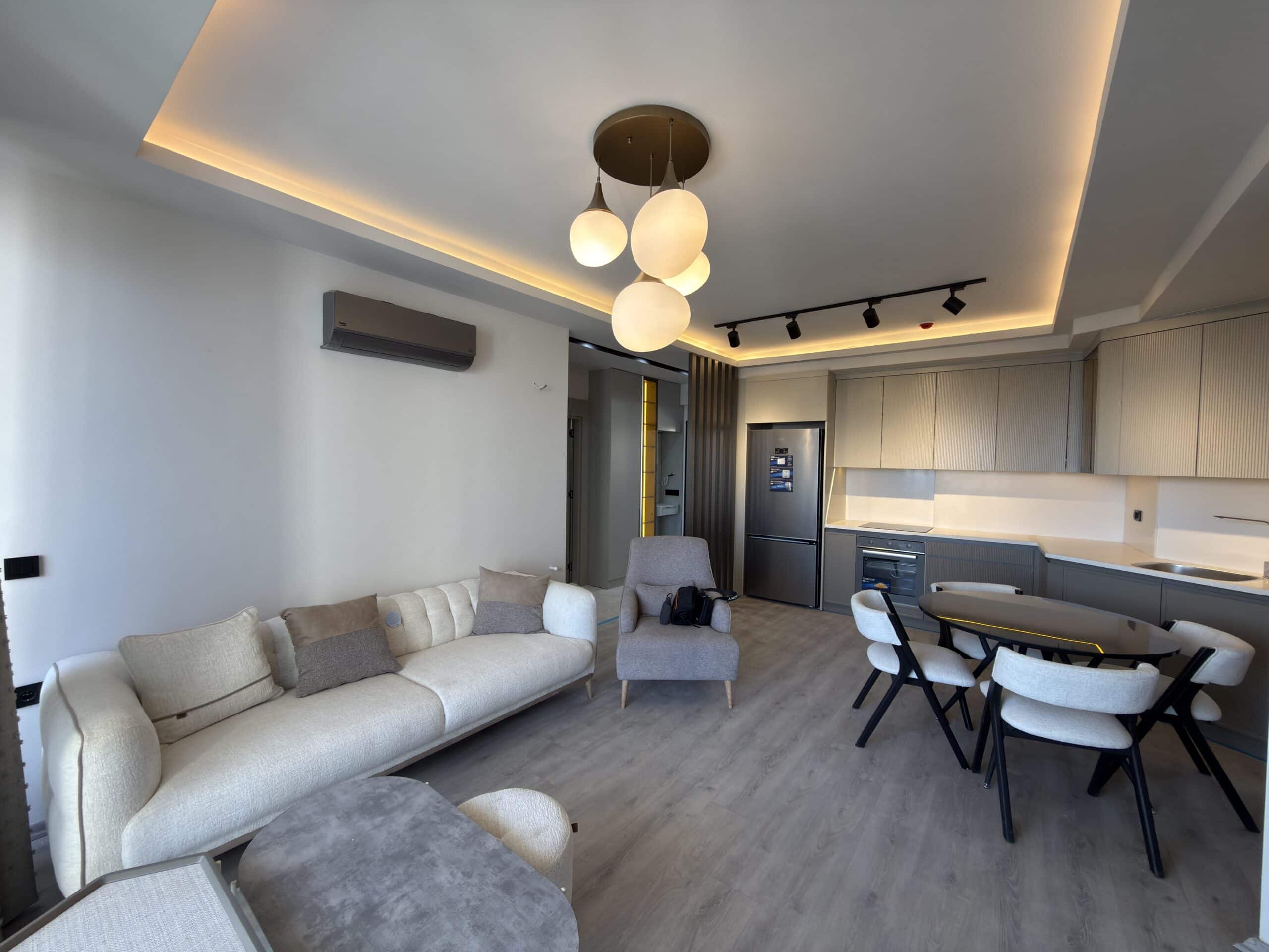 Mersin Erdemli Ayaş Alim Palace Satılık 1+1 Yatırım Fırsatı Deniz Manzaralı Daire