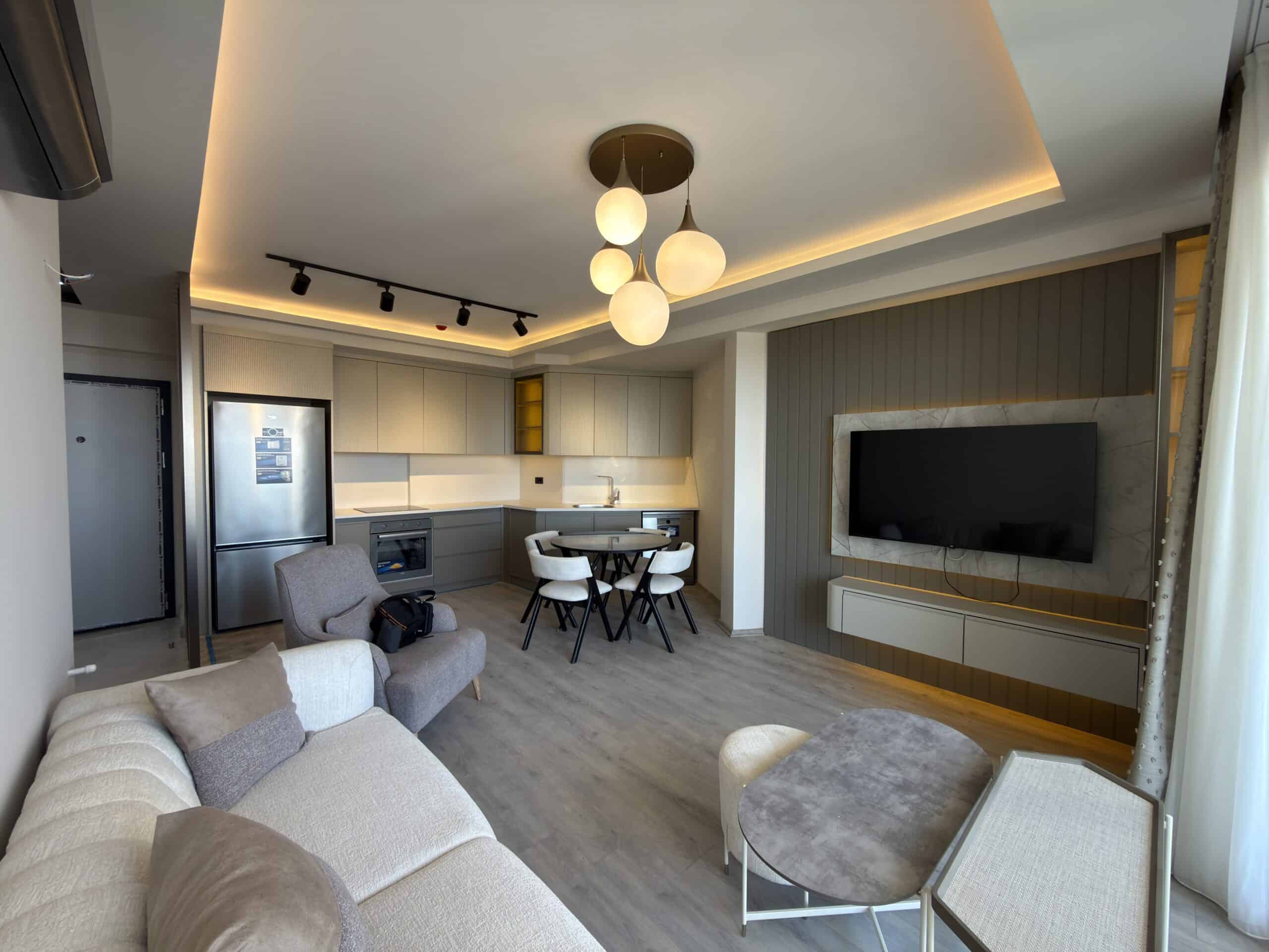 Mersin Erdemli Ayaş Alim Palace Satılık 1+1 Yatırım Fırsatı Deniz Manzaralı Daire