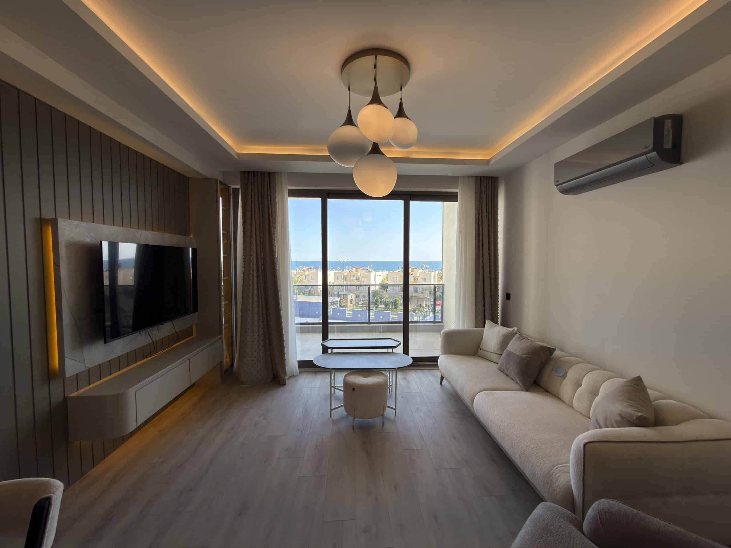 Mersin Erdemli Ayaş Alim Palace Satılık 1+1 Yatırım Fırsatı Deniz Manzaralı Daire